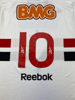 2010/11 Sao Paulo Home Shirt #10 (Rivaldo) (S) 8/10