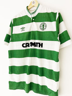 1987/89 Celtic Home Centenary Shirt (M) 8/10