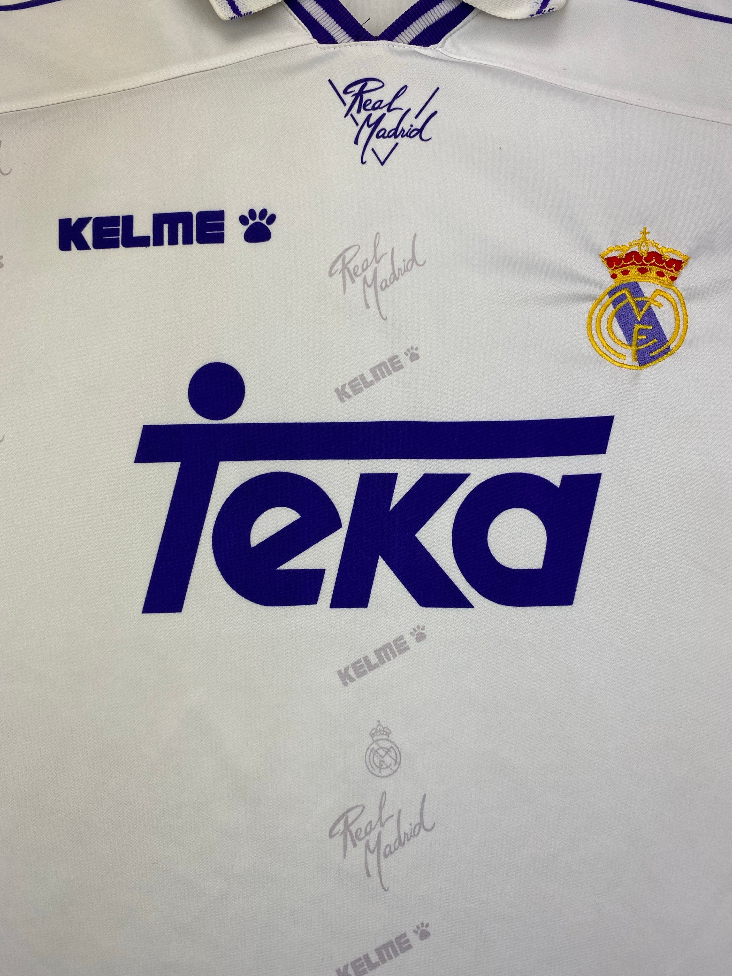 1994/96 Real Madrid Home Shirt (XL) 9/10