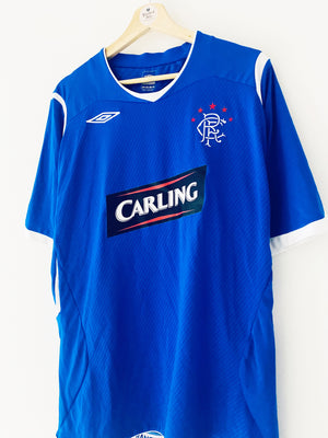 2008/09 Rangers Home Shirt (XL) 9/10