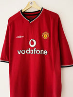 2000/02 Manchester United Home Shirt (XXL) 8.5/10