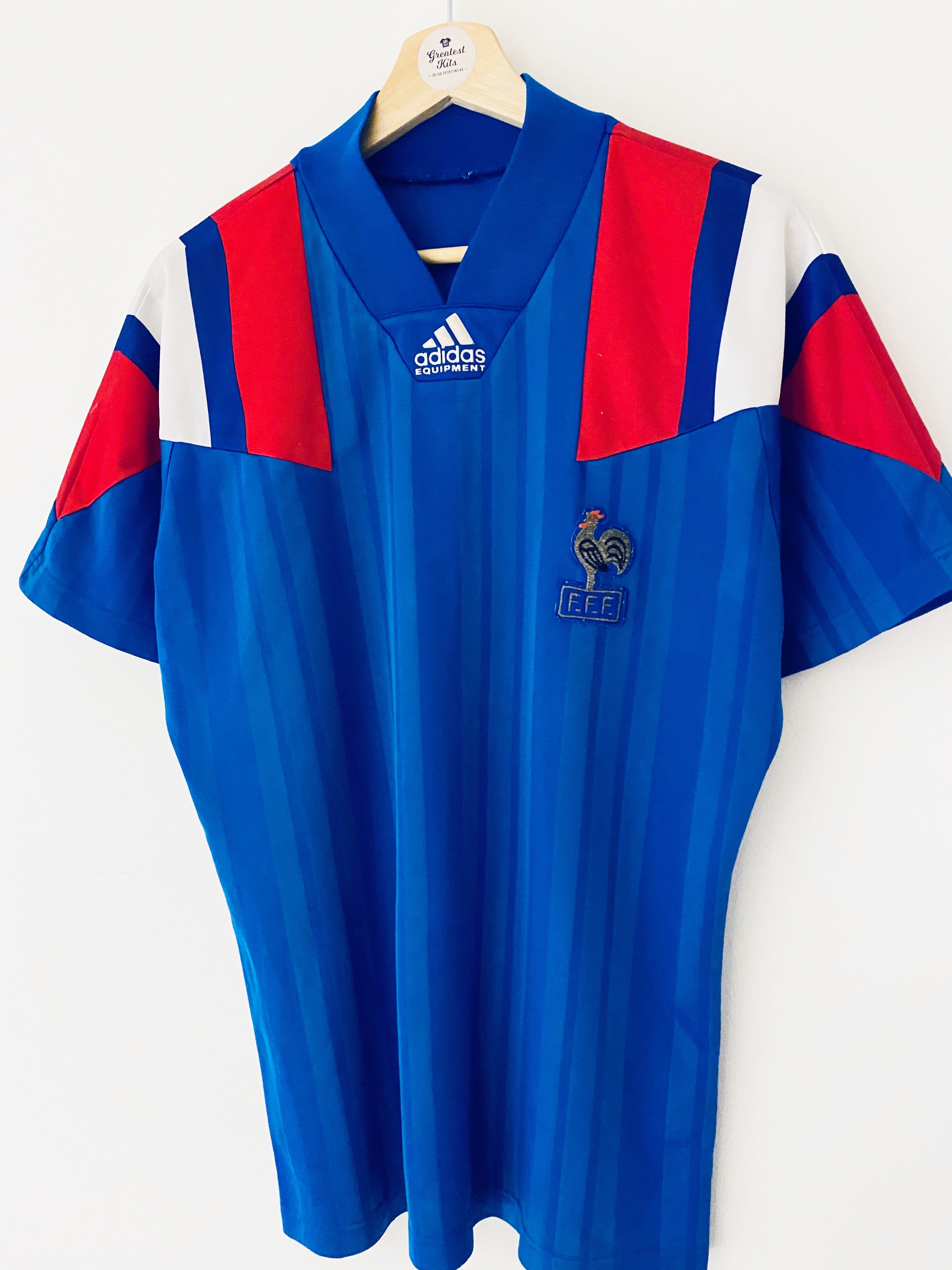 1992/94 France Home Shirt (M) 7/10