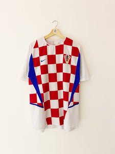 2002/04 Croatia Home Shirt (L) 9/10