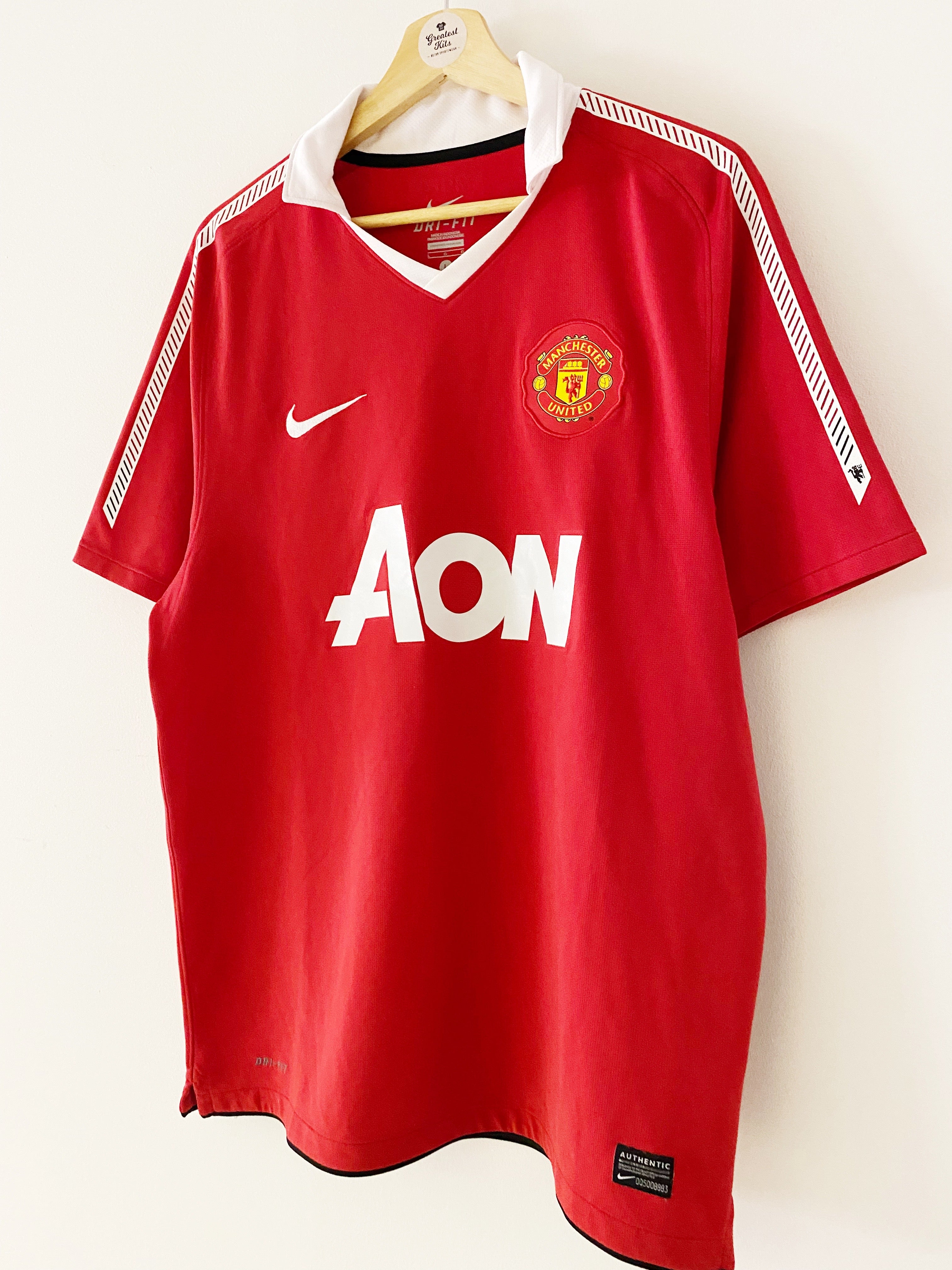 2010/11 Manchester United Home Shirt (L) 9/10