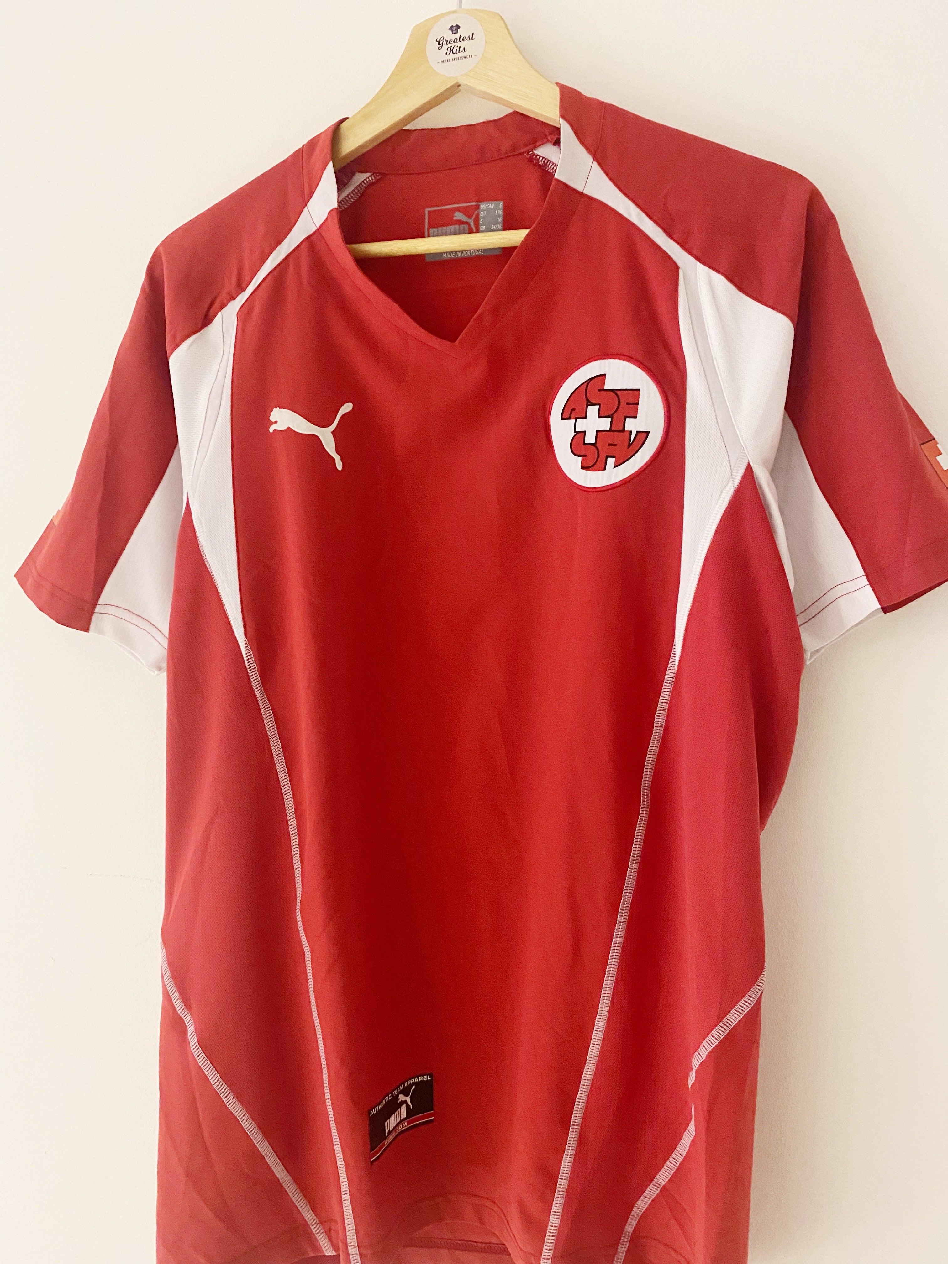 2004/06 Switzerland Home Shirt (S) 9/10