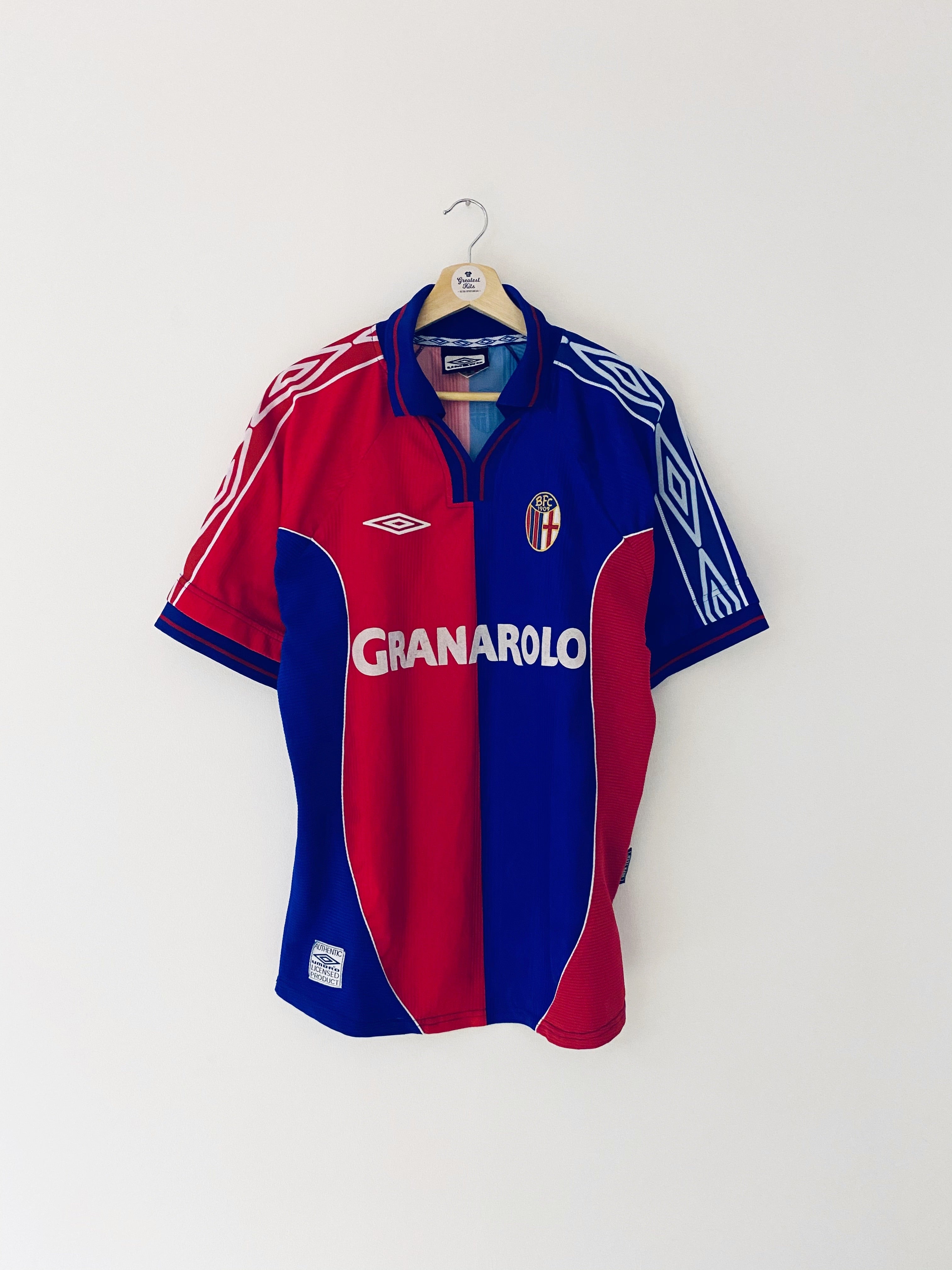 2000/01 Bologna Home Shirt (M) 9/10