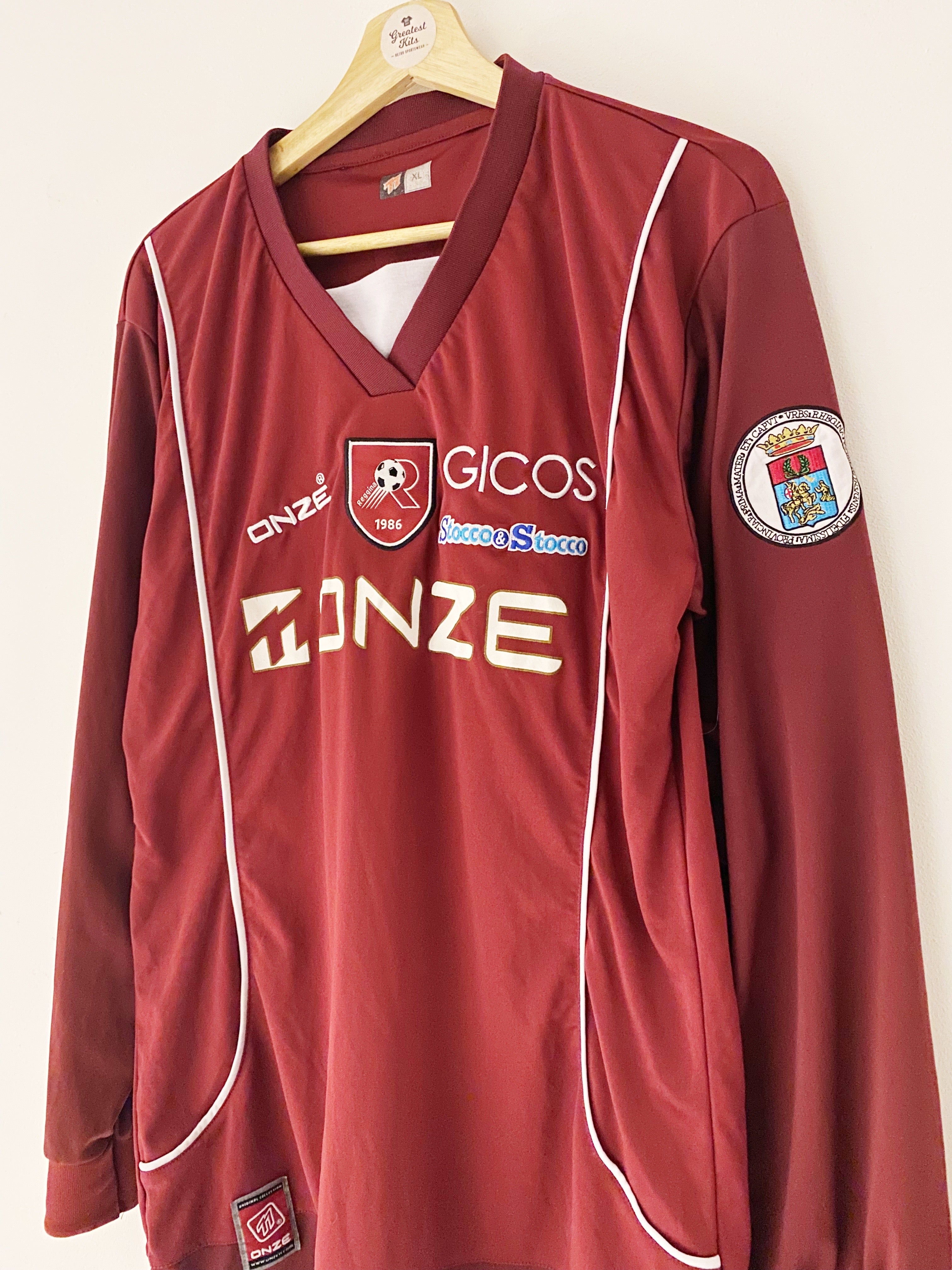 2007/08 Reggina Training L/S Shirt (XL) 9/10