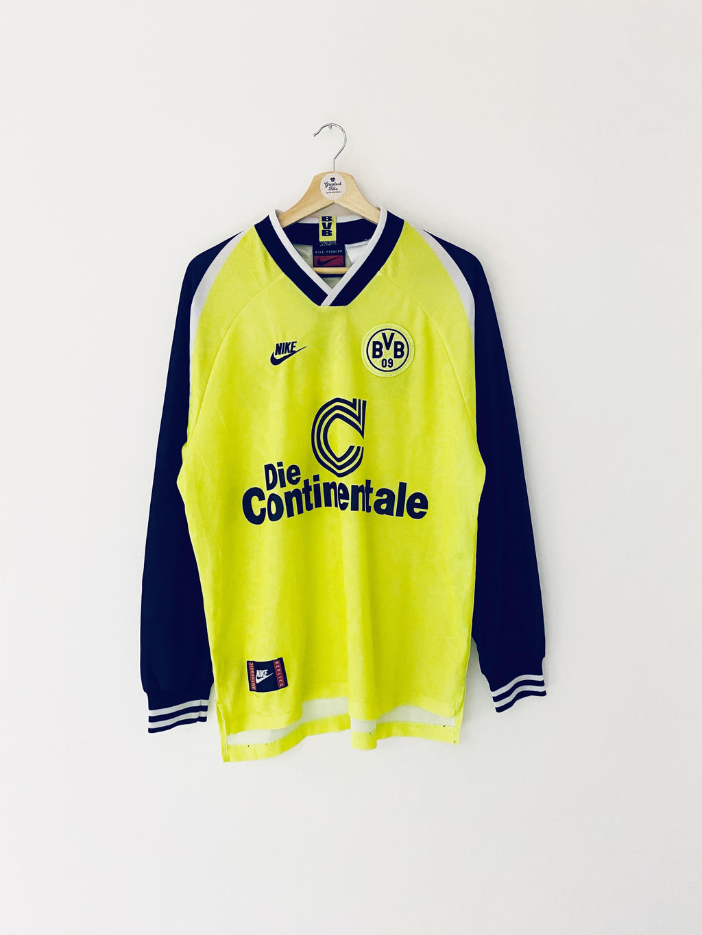 1995/96 Borussia Dortmund Home L/S Shirt (L) 8/10