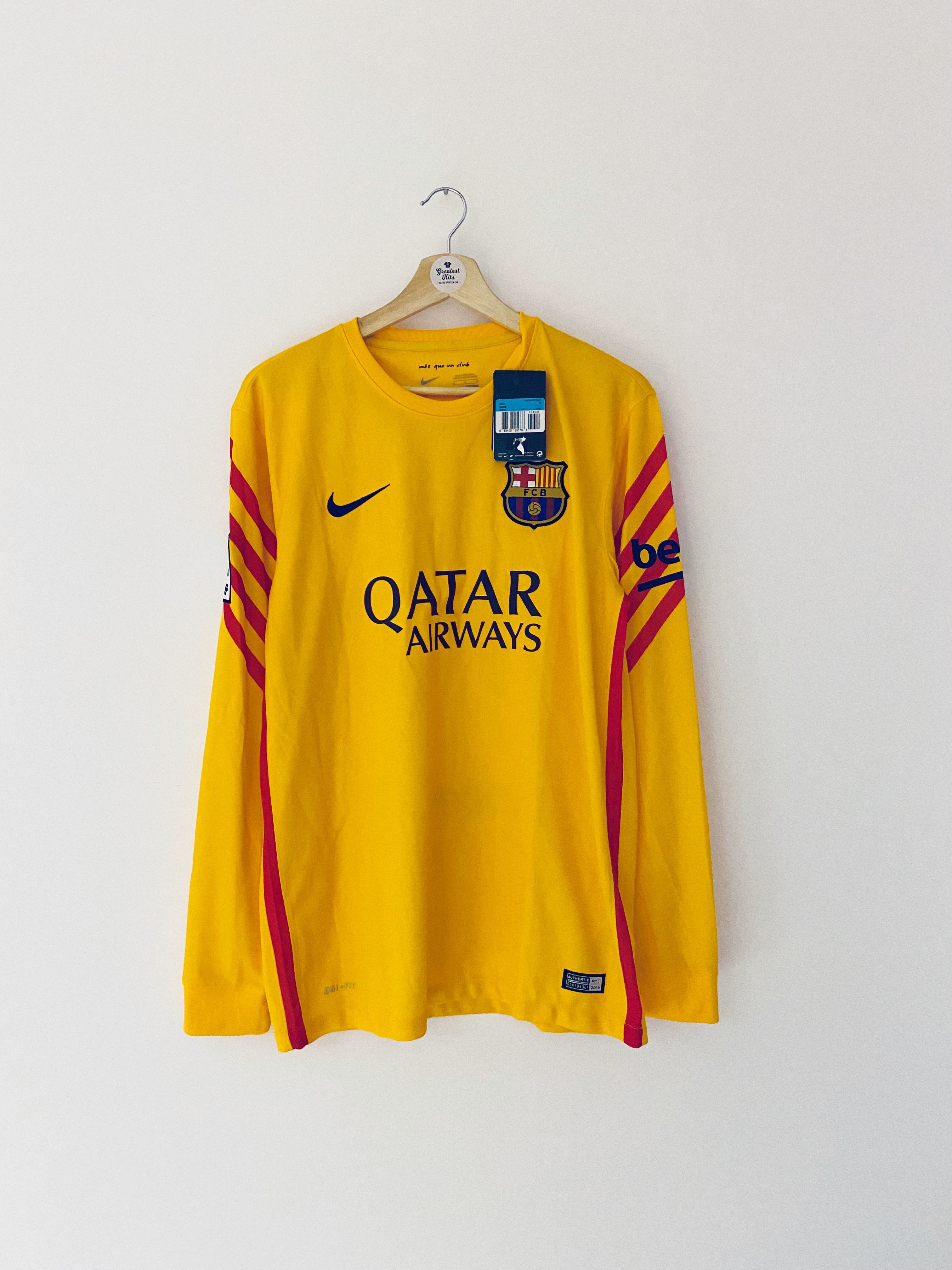 2015/16 Barcelona GK Shirt (M) BNWT