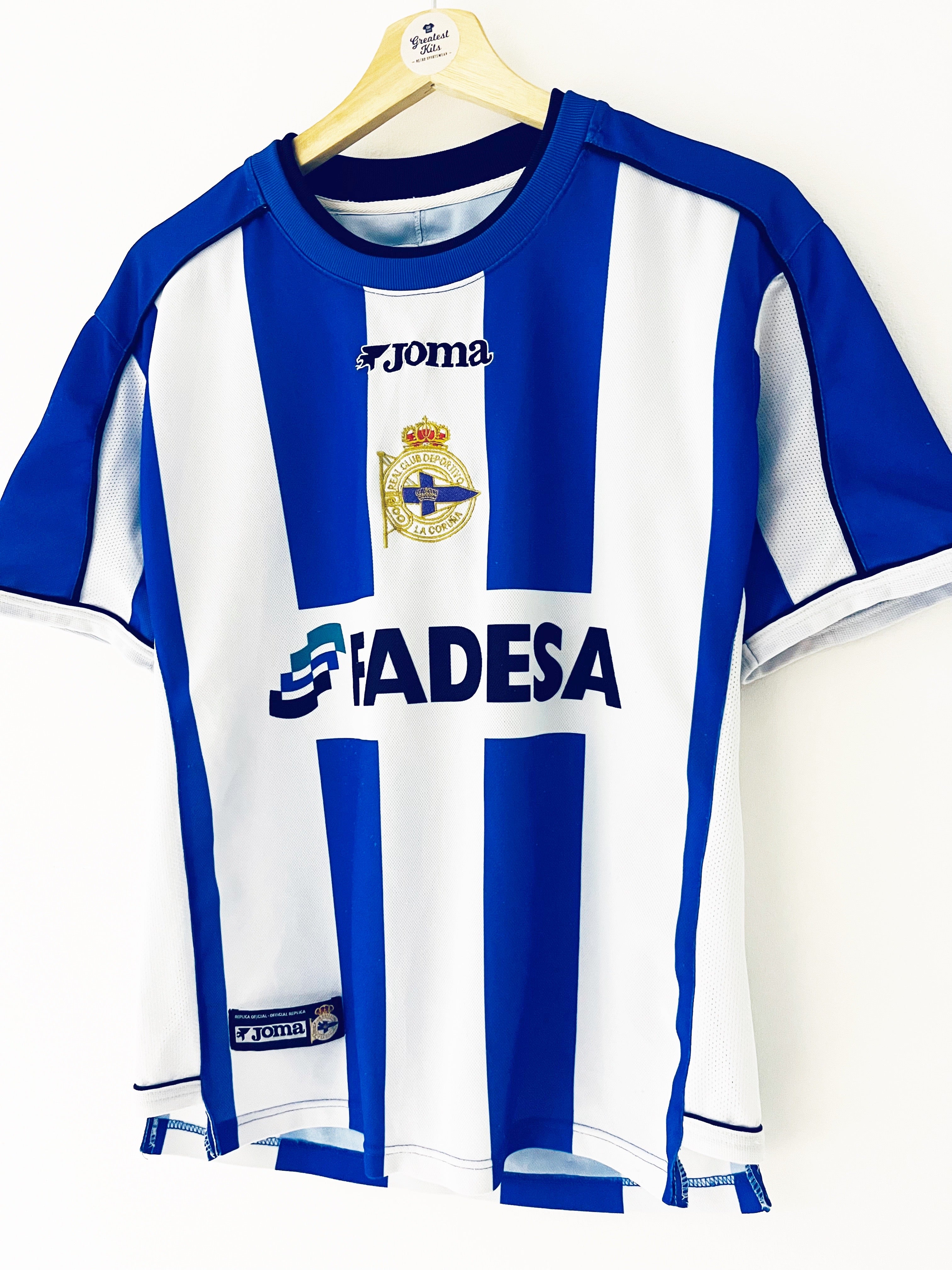 2002/03 Deportivo Home Shirt (S) 8/10