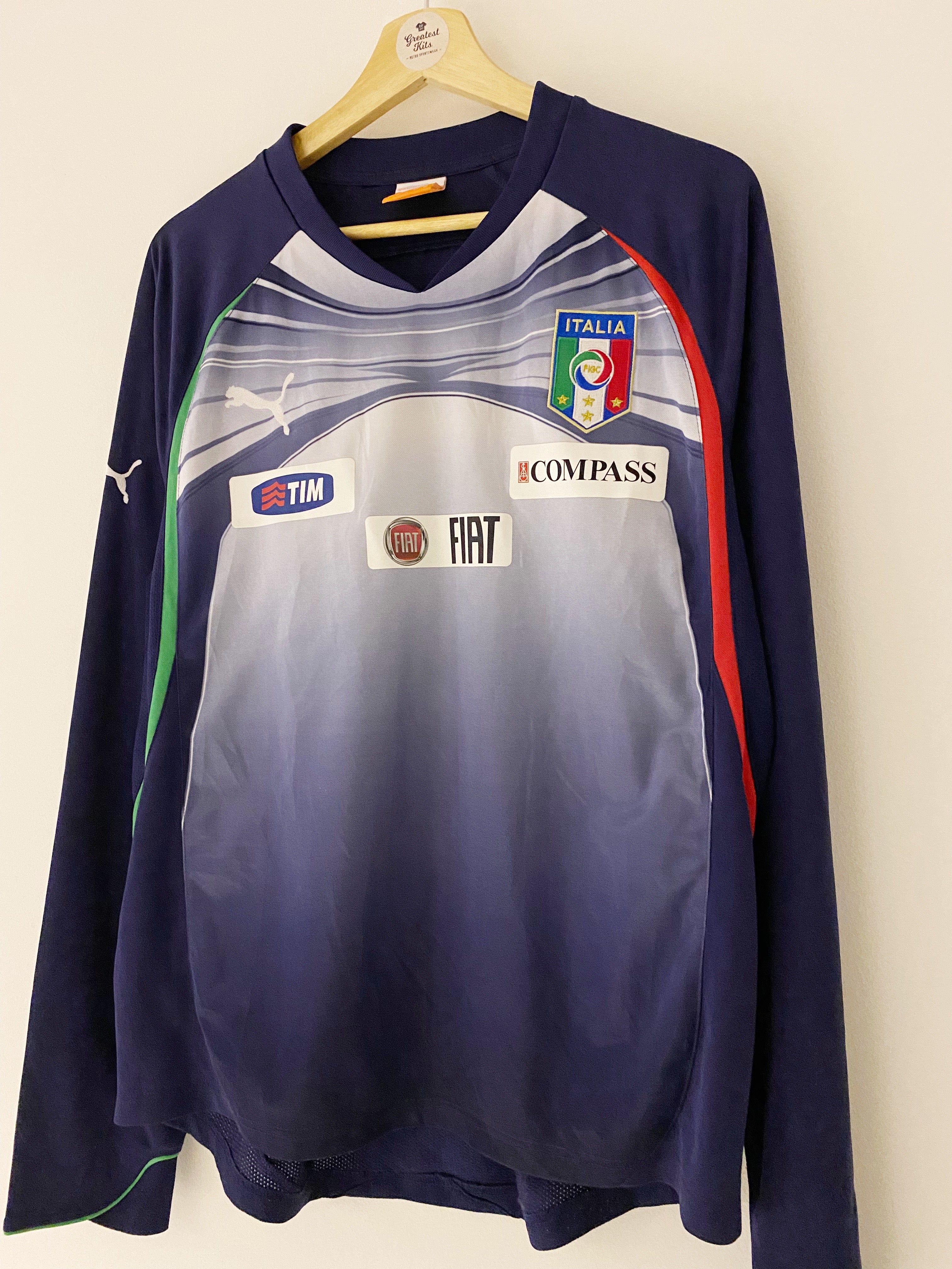 2010/11 Italy Training L/S Shirt (L) 9/10