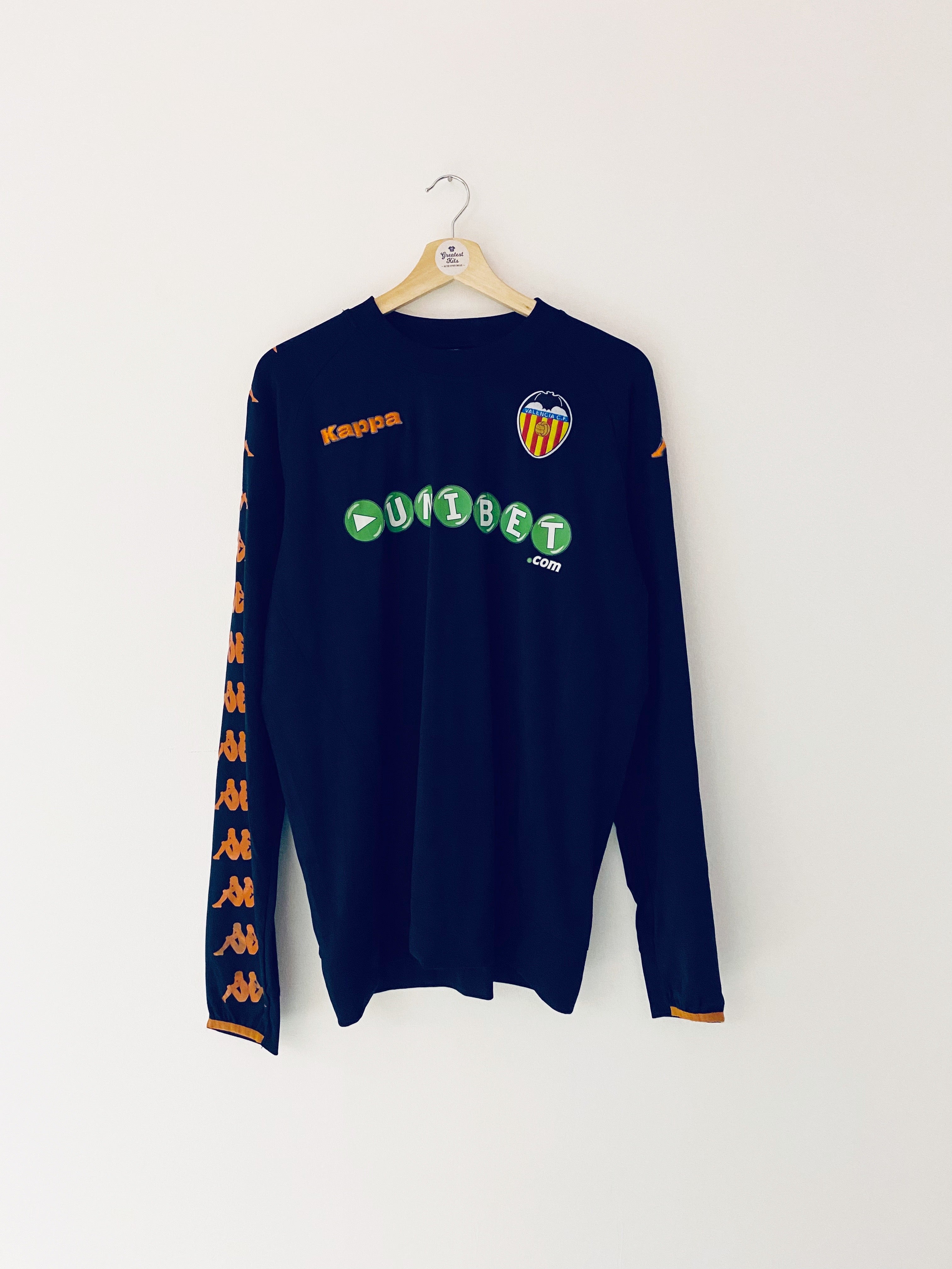 2010/11 Valencia Training L/S Shirt (XL) 8/10