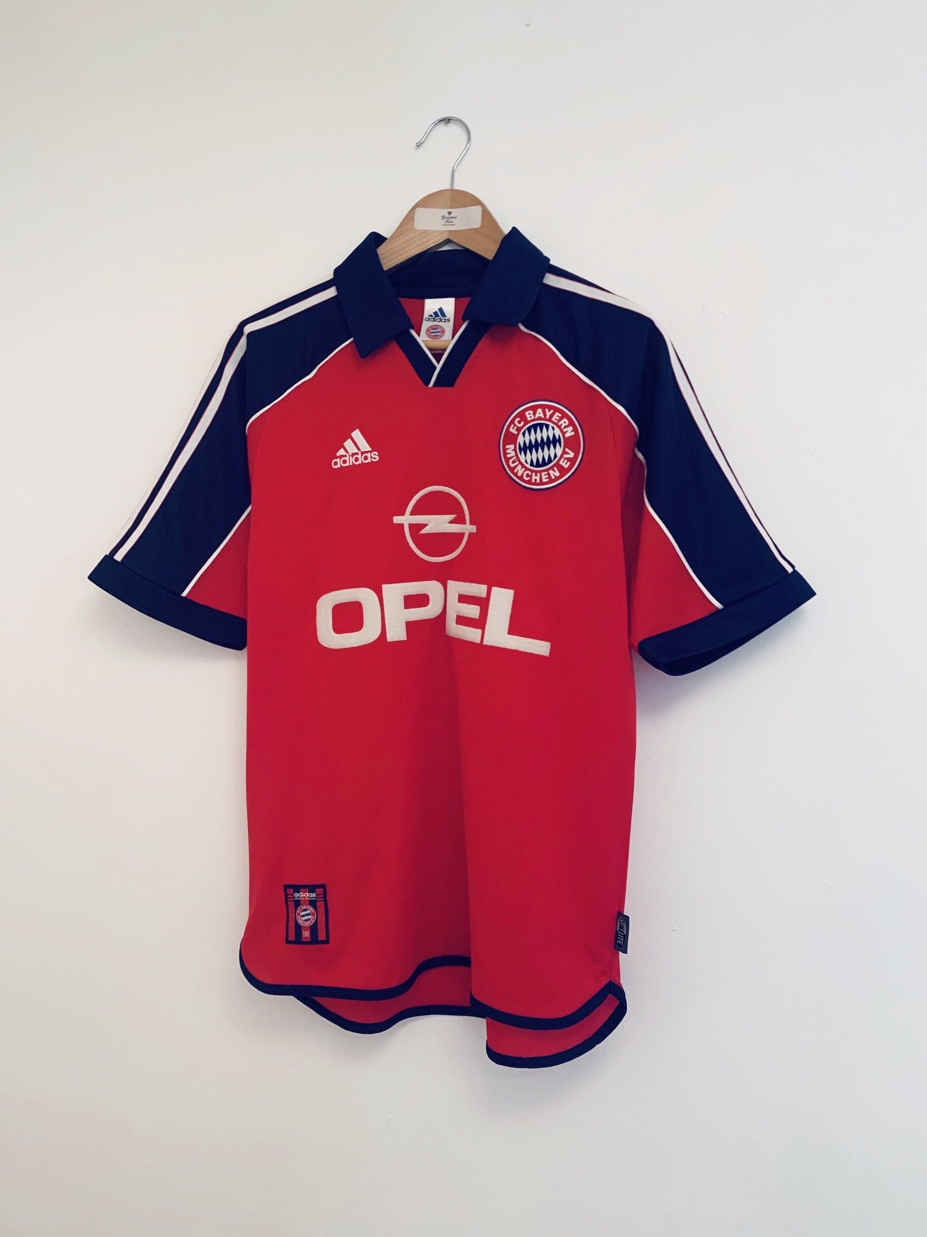 1999/01 Bayern Munich Home Shirt Jancker #19 (S) 8.5/10