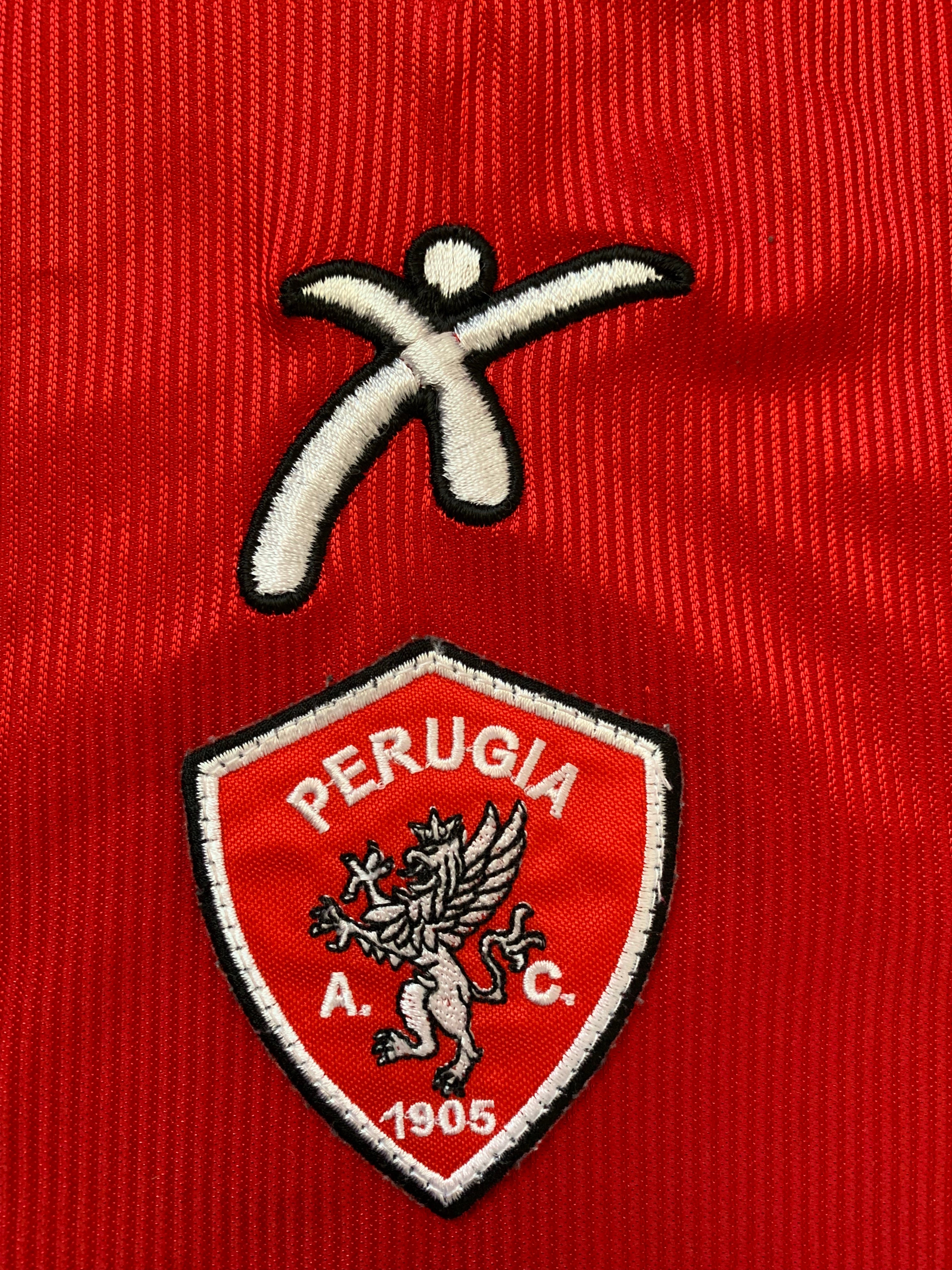 2002/03 Perugia Home L/S Shirt (M) 8/10