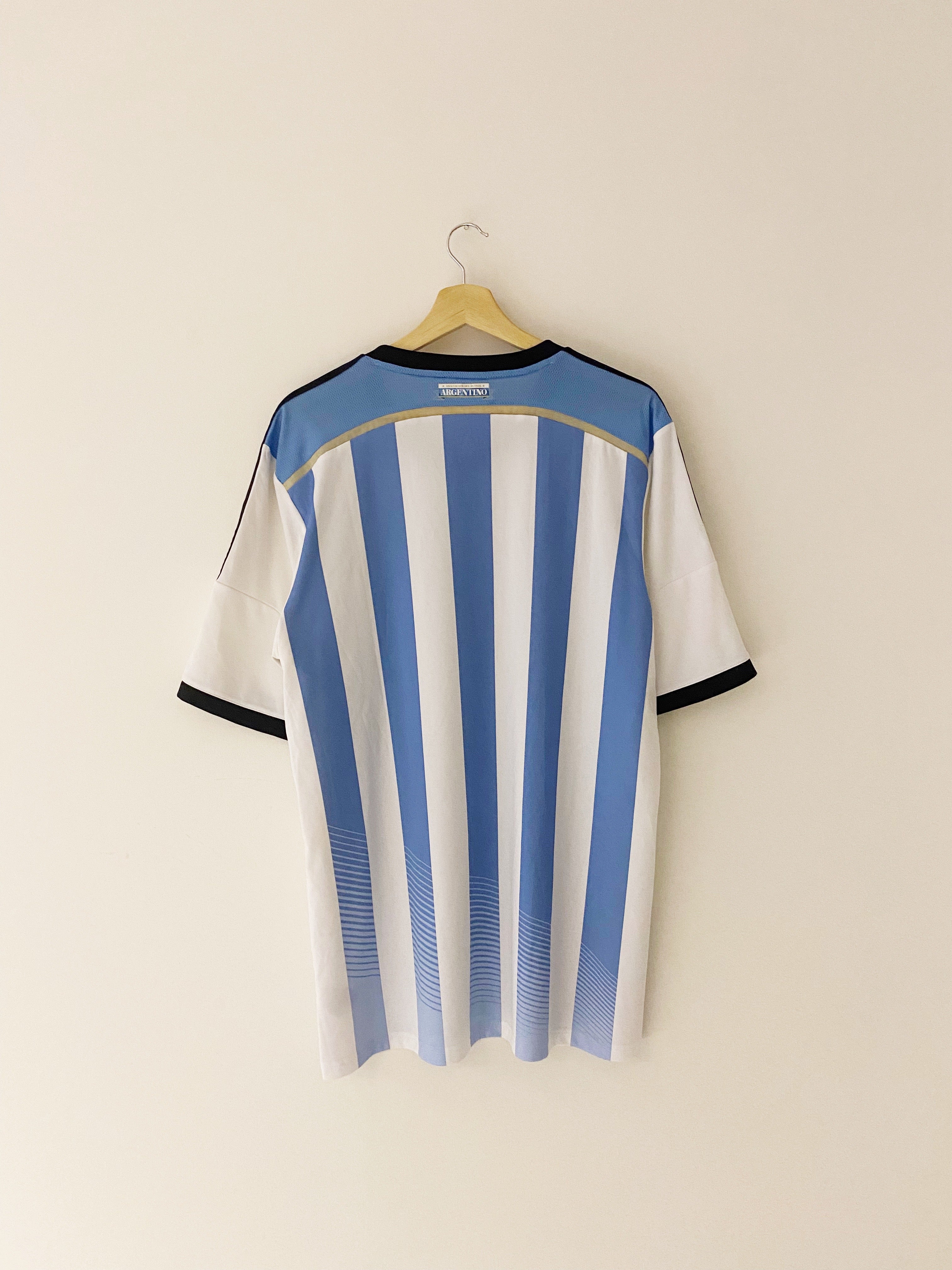 2013/15 Argentina Home Shirt (XL) 9/10