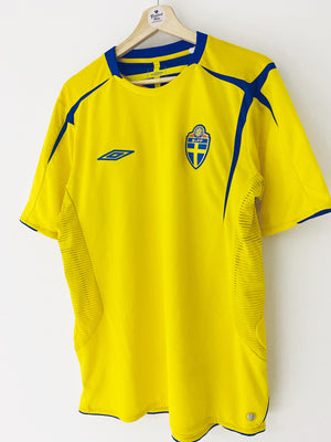 2005/06 Sweden Home Shirt (L) 9/10