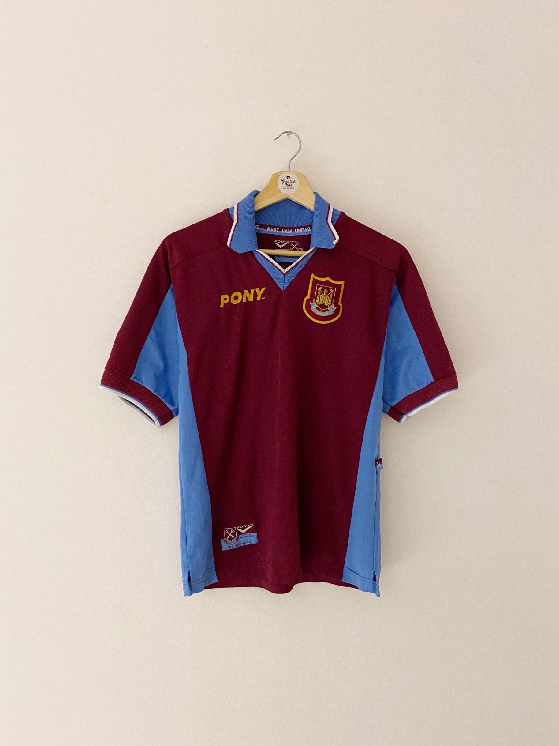 1997/98 West Ham Home Shirt Sinclair #8 (Y) 7/10