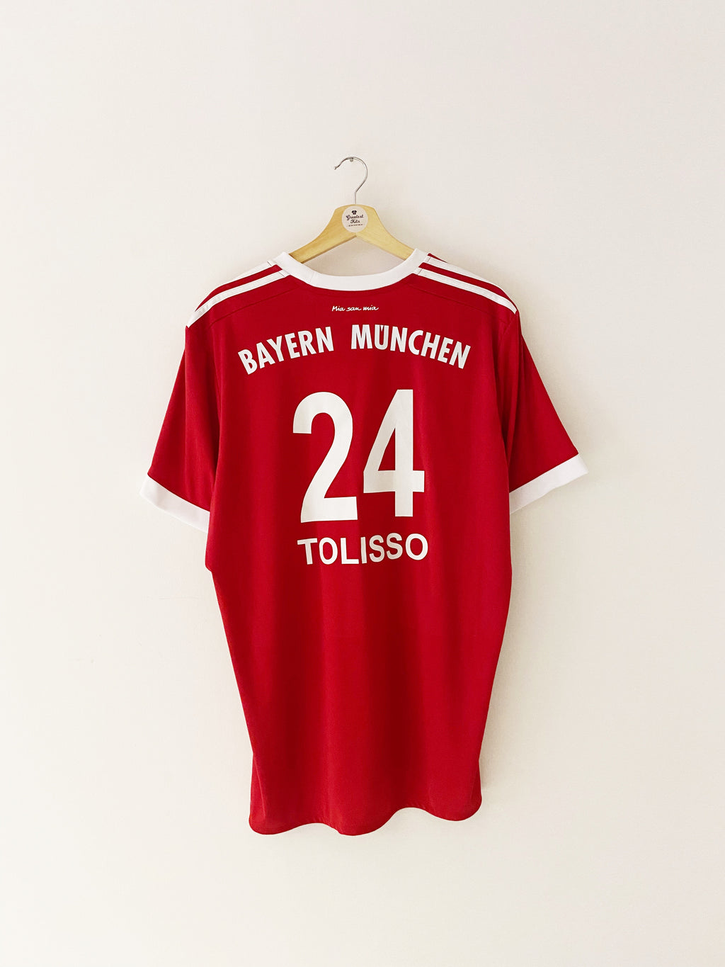 2017/18 Bayern Munich Home Shirt Tolisso #24 (XL) 9/10