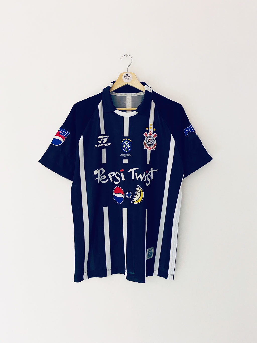 2002 Corinthians Away Shirt #9 (Deivid) (M) 8.5/10