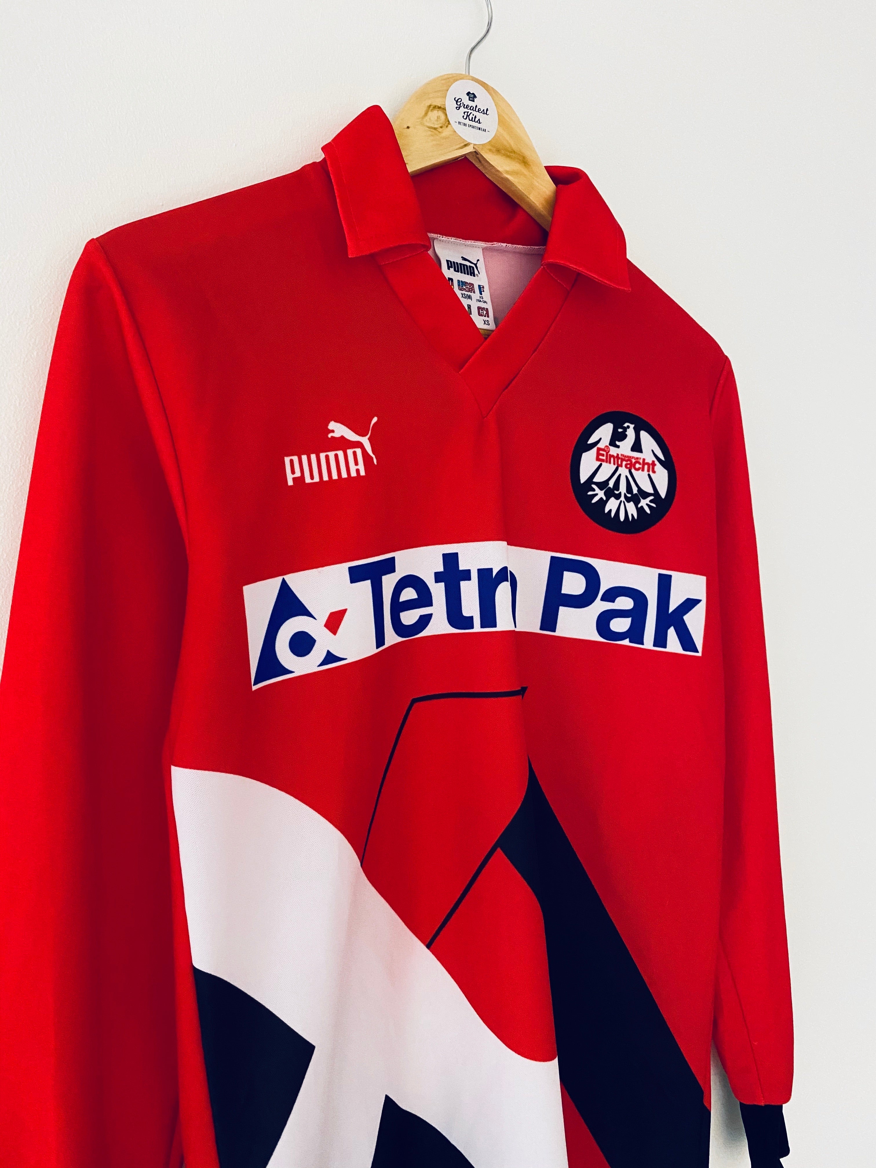 1993/94 Eintracht Frankfurt Home L/S Shirt (XS) 8.5/10