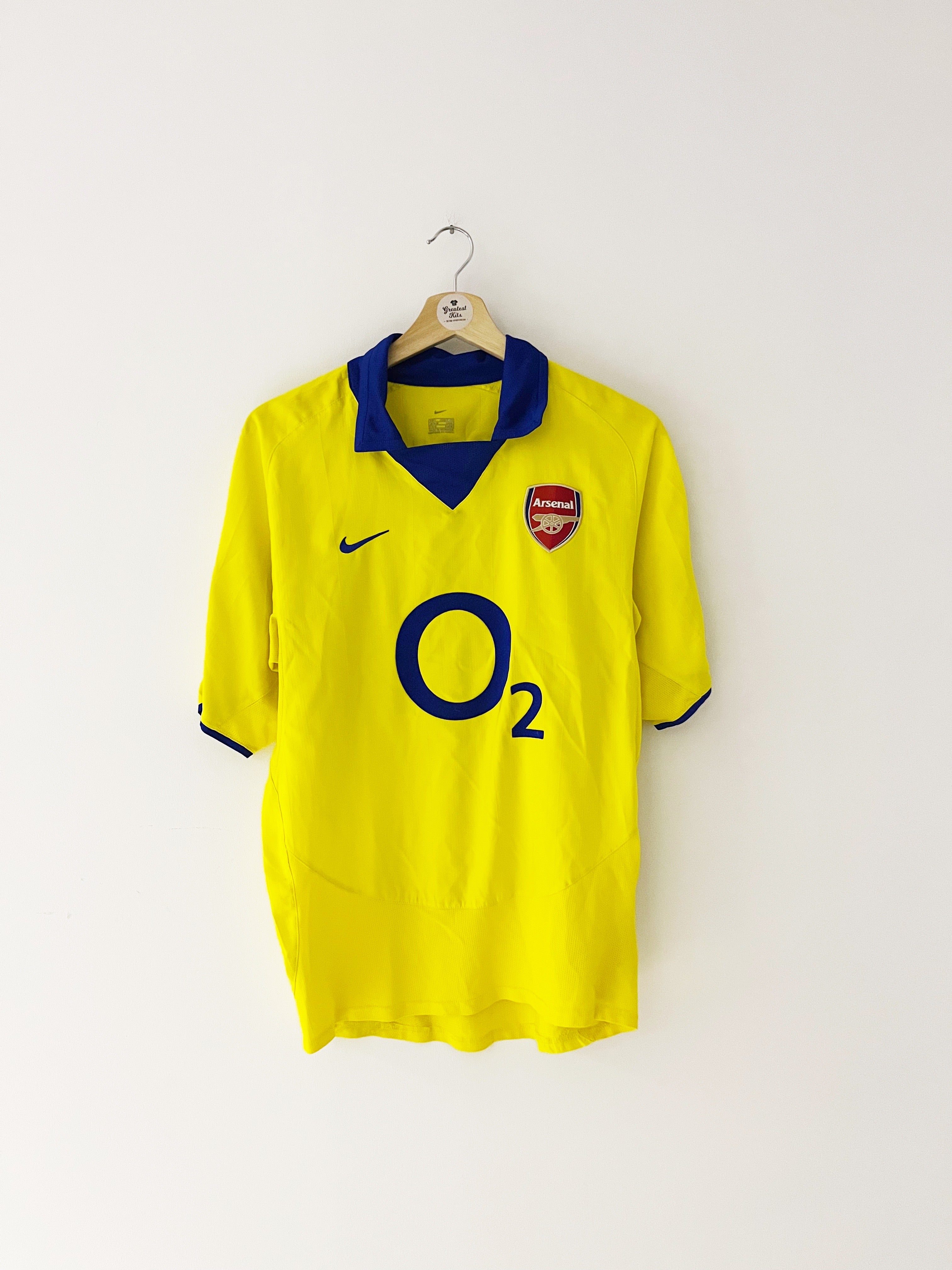 2003/05 Arsenal Away Shirt Cole #3 (S) 8.5/10