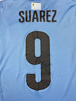 2014/15 Uruguay Home Shirt Suarez #9 (L) 7.5/10