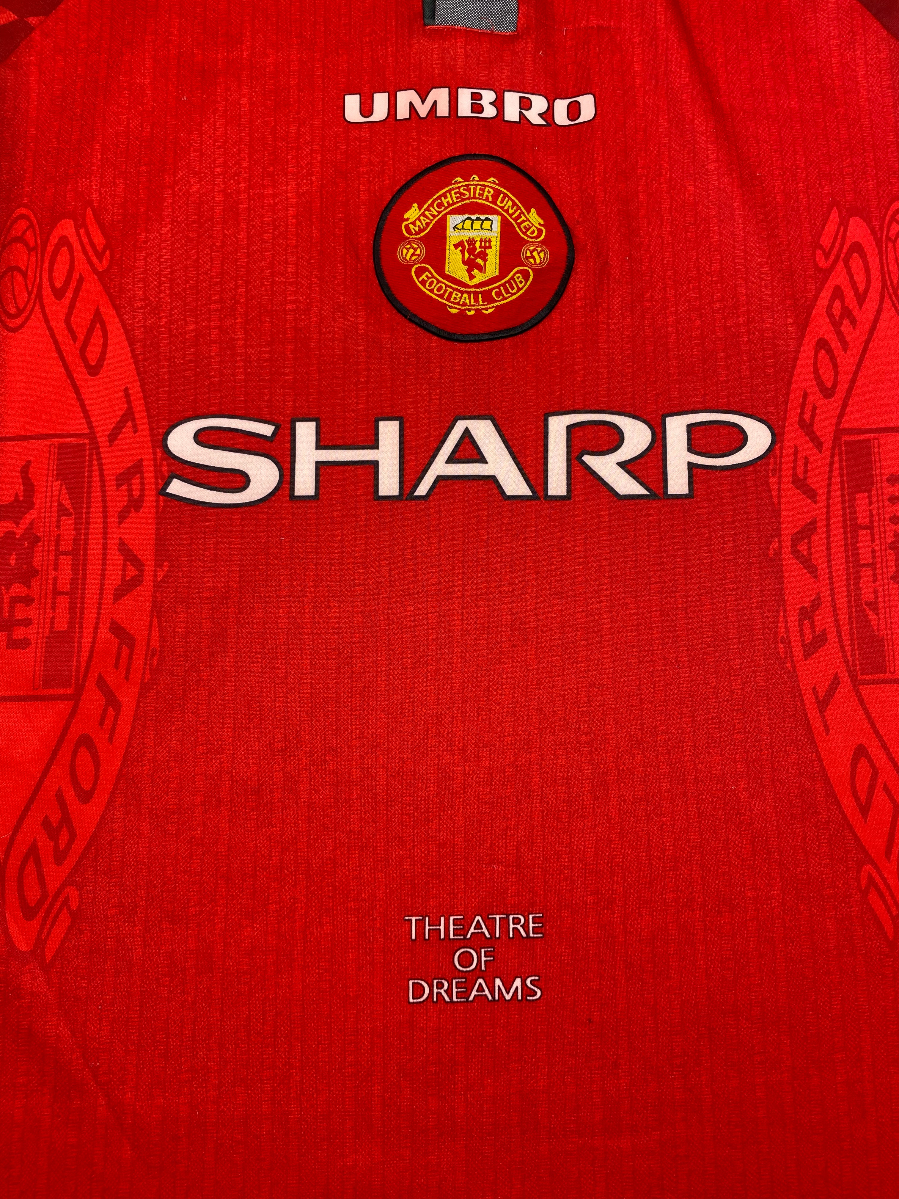 1996/98 Manchester United Home Shirt (XL) 7/10