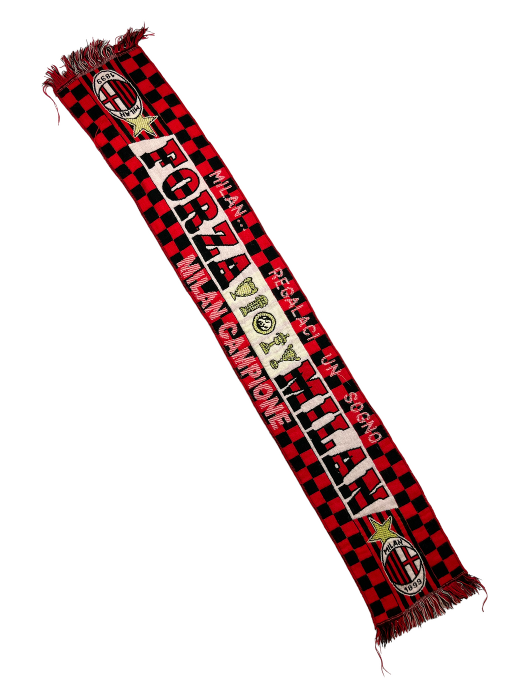 Vintage AC Milan ‘Champions’ Scarf