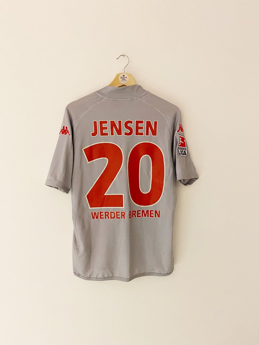 2005/06 Werder Bremen Away Shirt Jensen #20 (M) 9/10