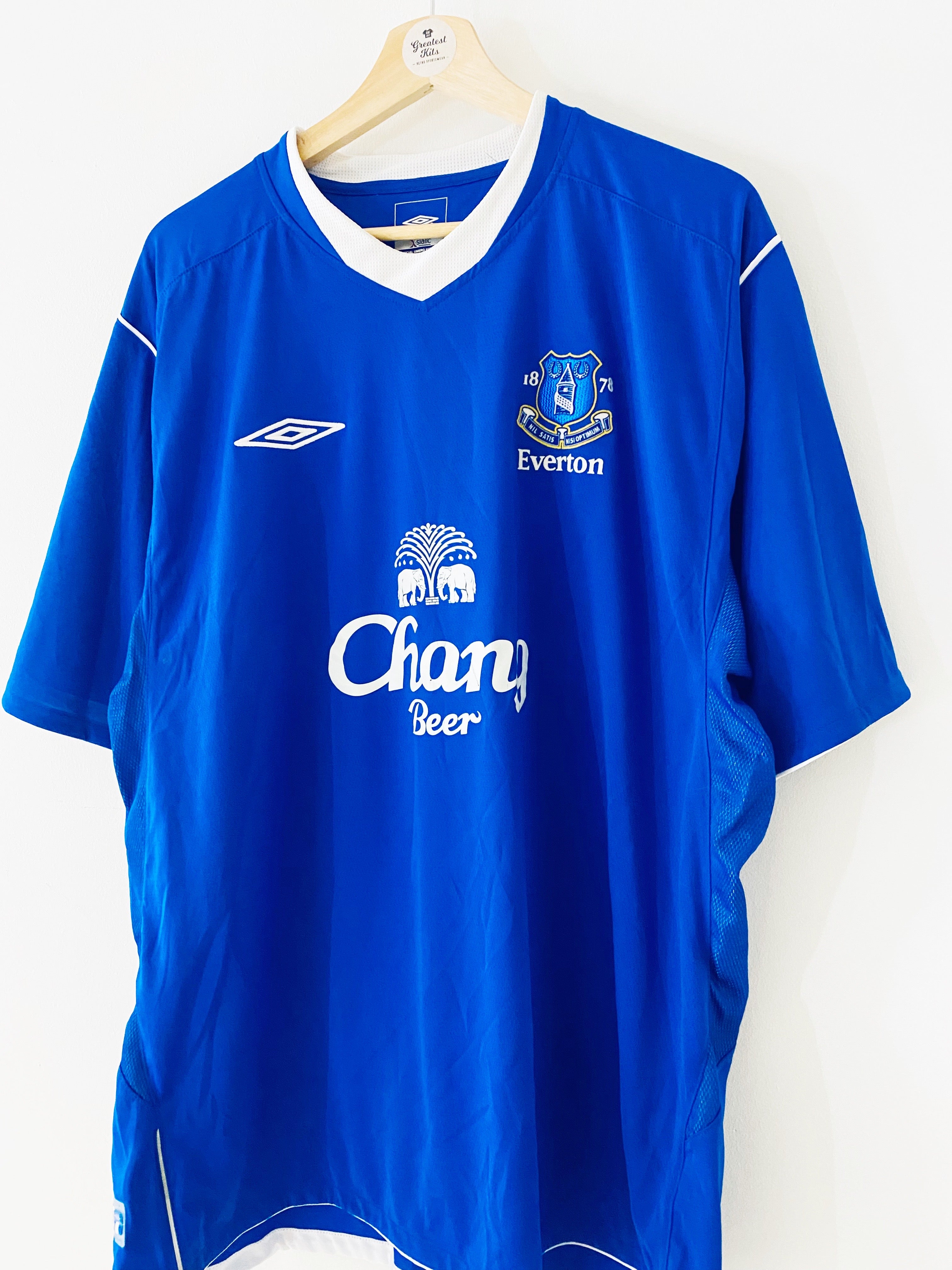 2004/05 Everton Home Shirt (XXL) 8/10