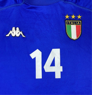 1998/99 Italy *Player Issue* Home L/S Shirt #14 (L) 7/10