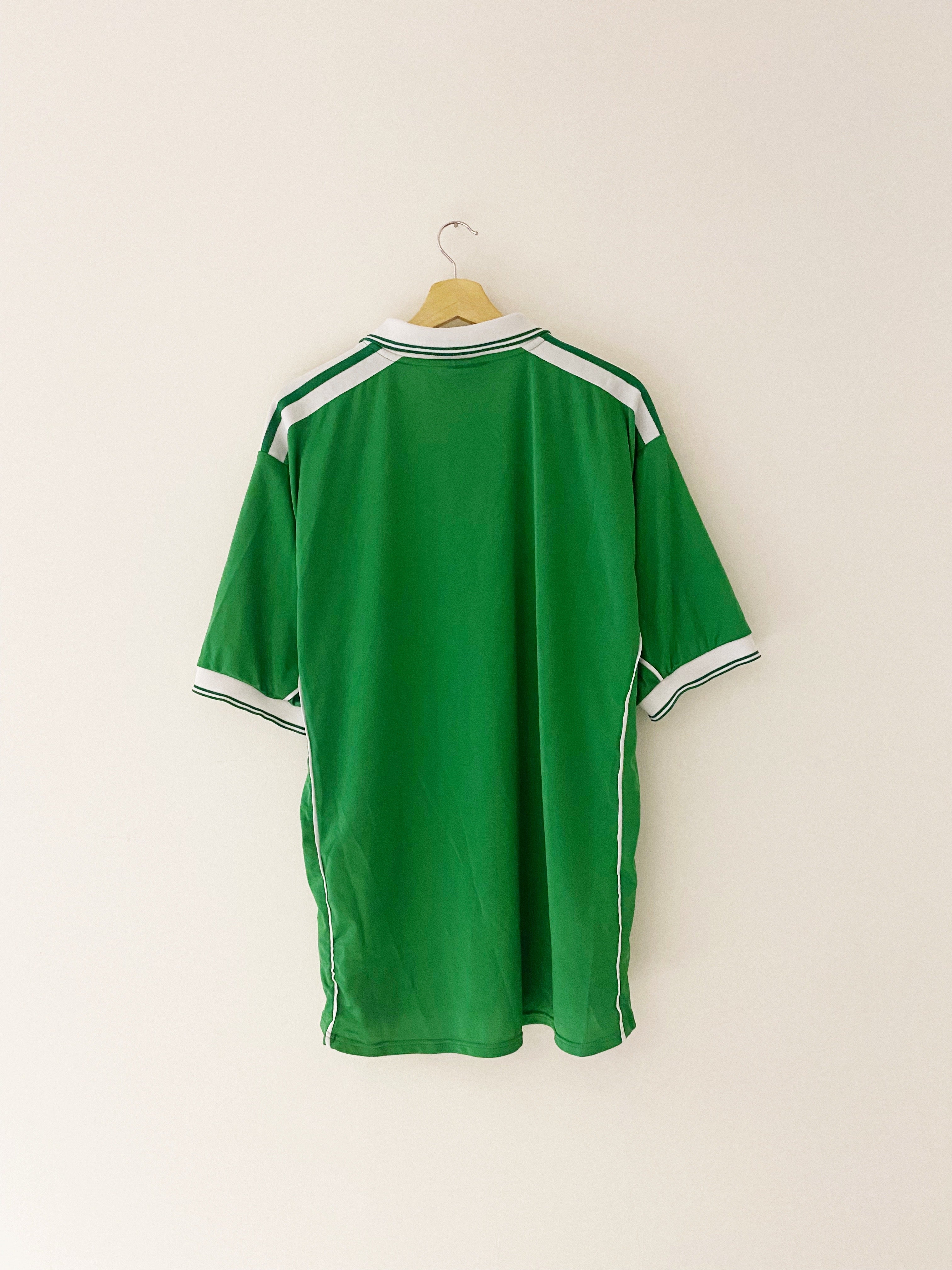 2000/02 Northern Ireland Home Shirt (XXL) 9/10