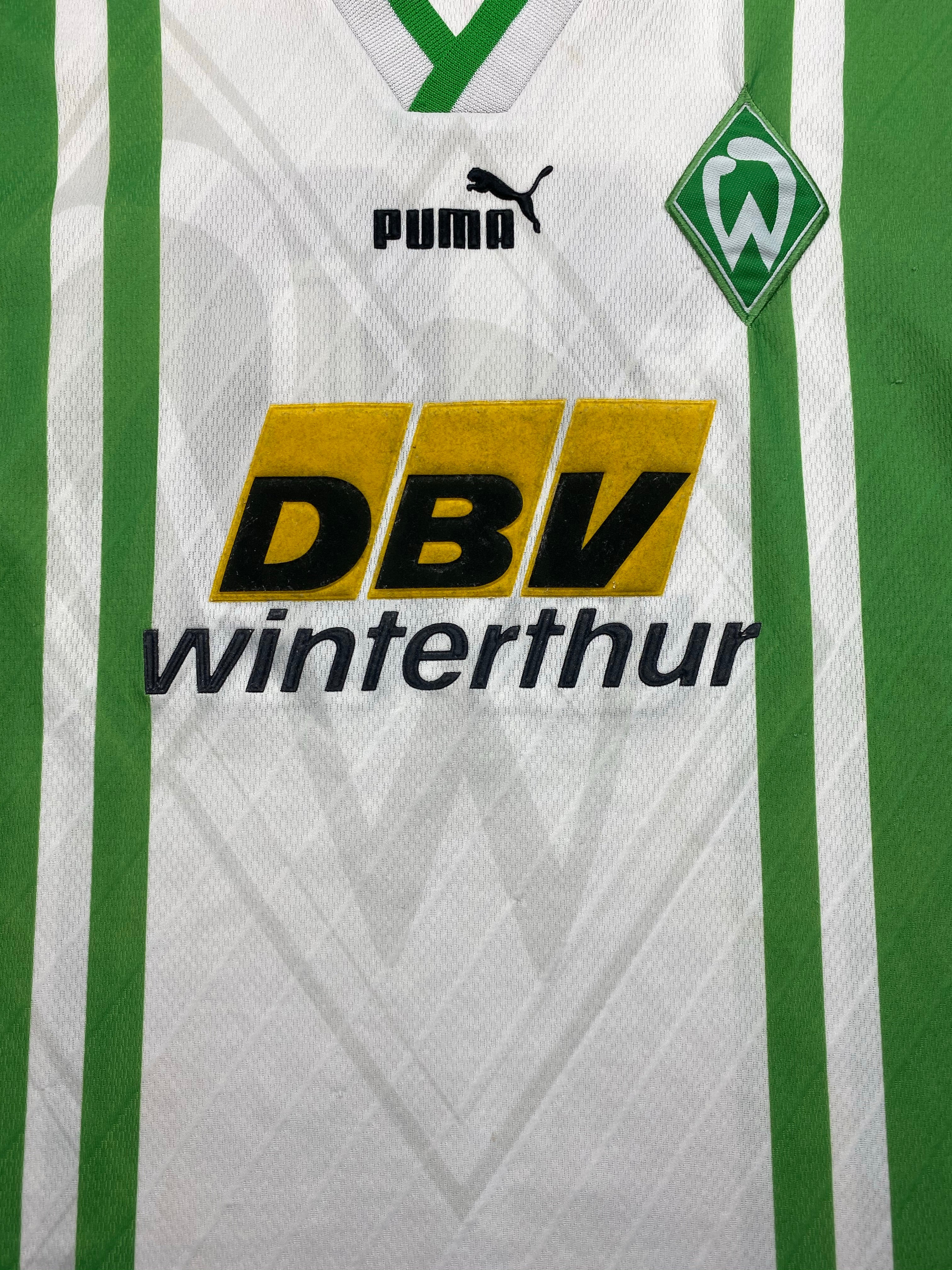 1996/97 Werder Bremen Home Shirt #10 (XS) 6.5/10