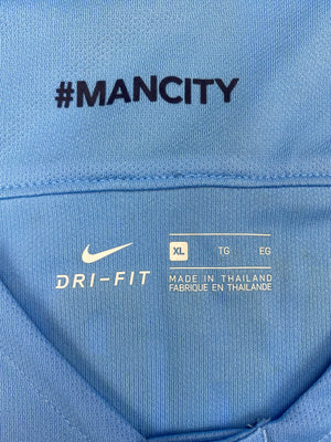 2018/19 Manchester City L/S Home Shirt Mahrez #26 (XL) 9/10