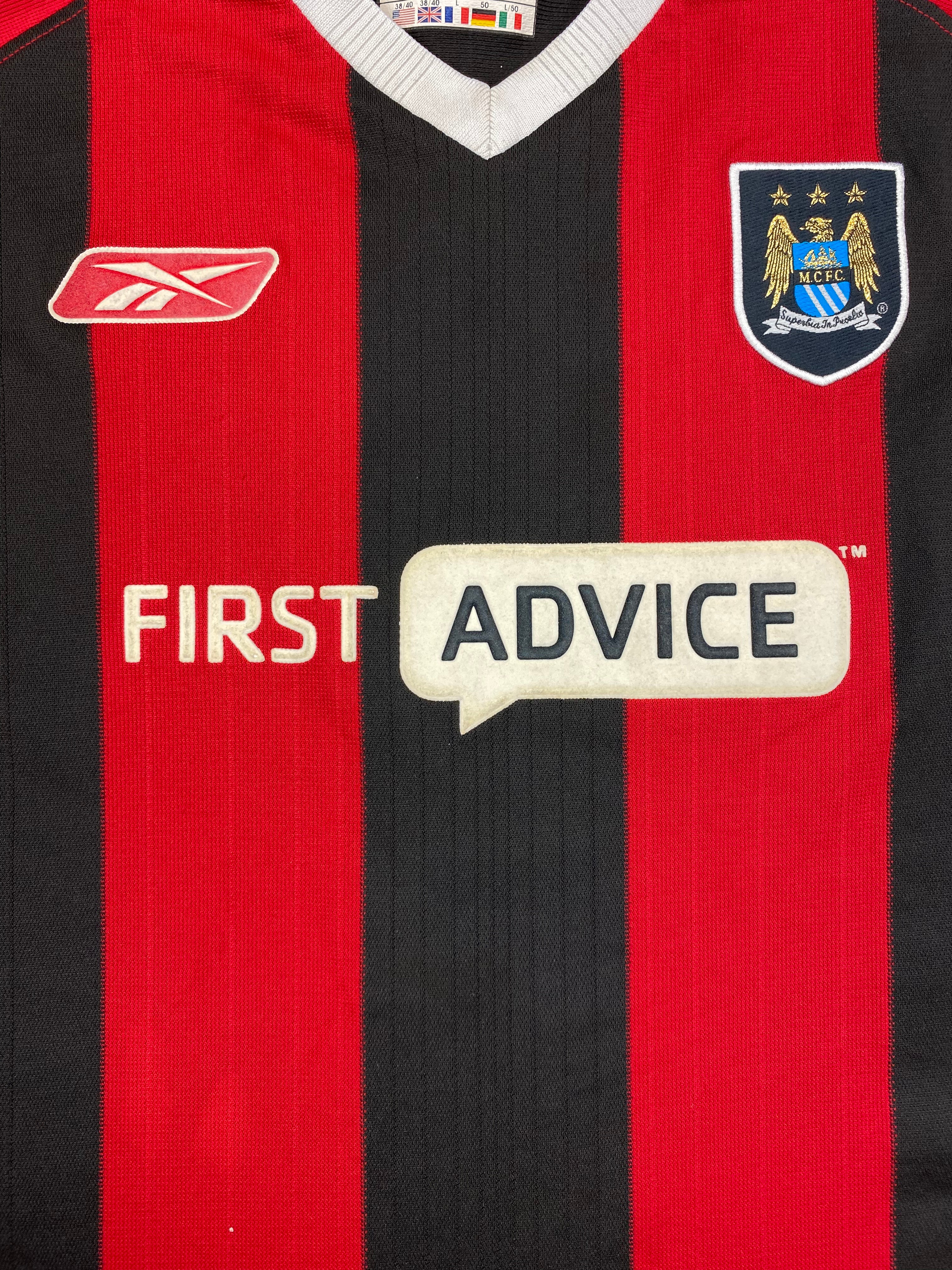 2003/04 Manchester City Away Shirt (M) 8.5/10