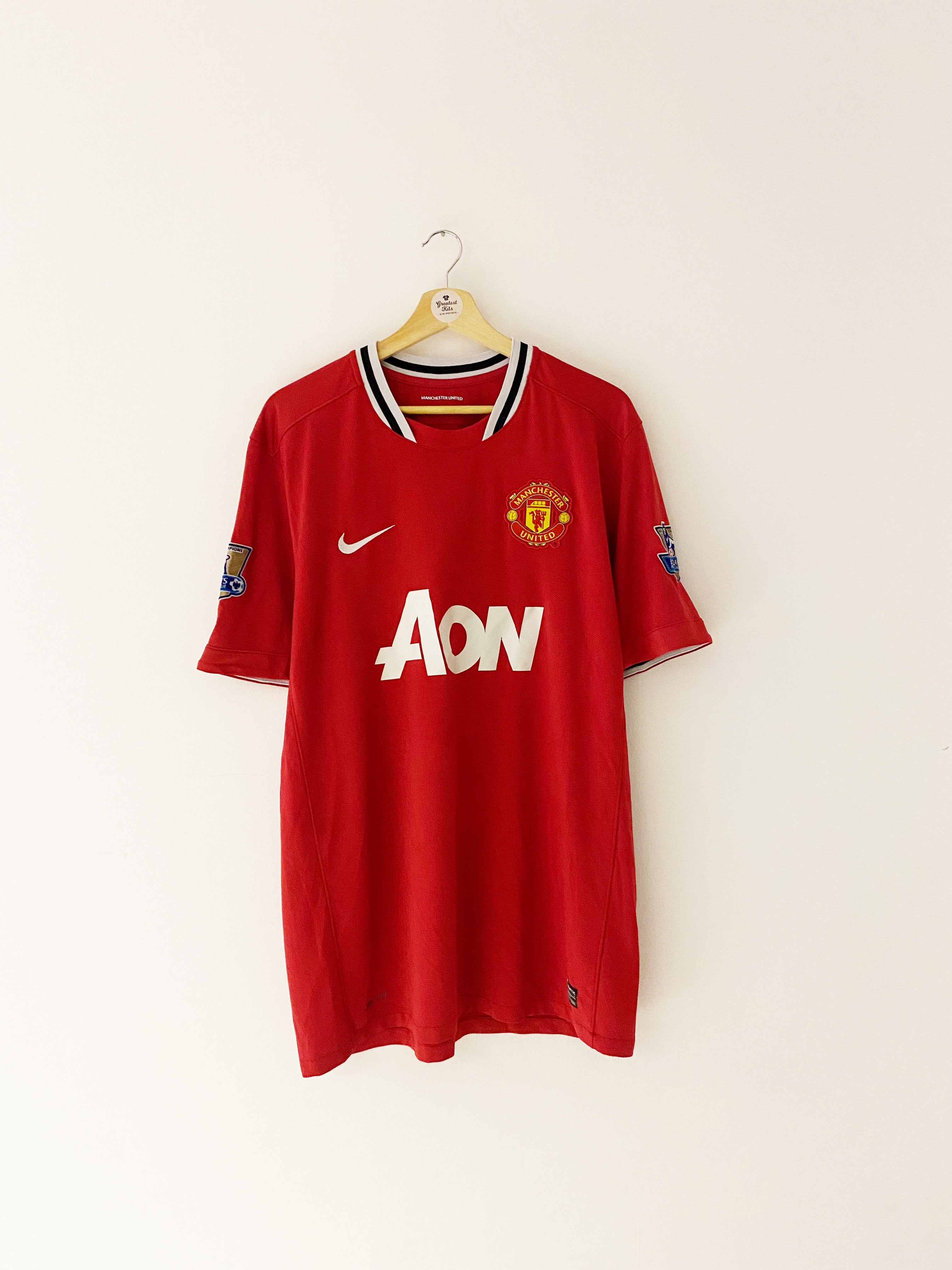 2011/12 Manchester United Home Shirt (XL) 8.5/10