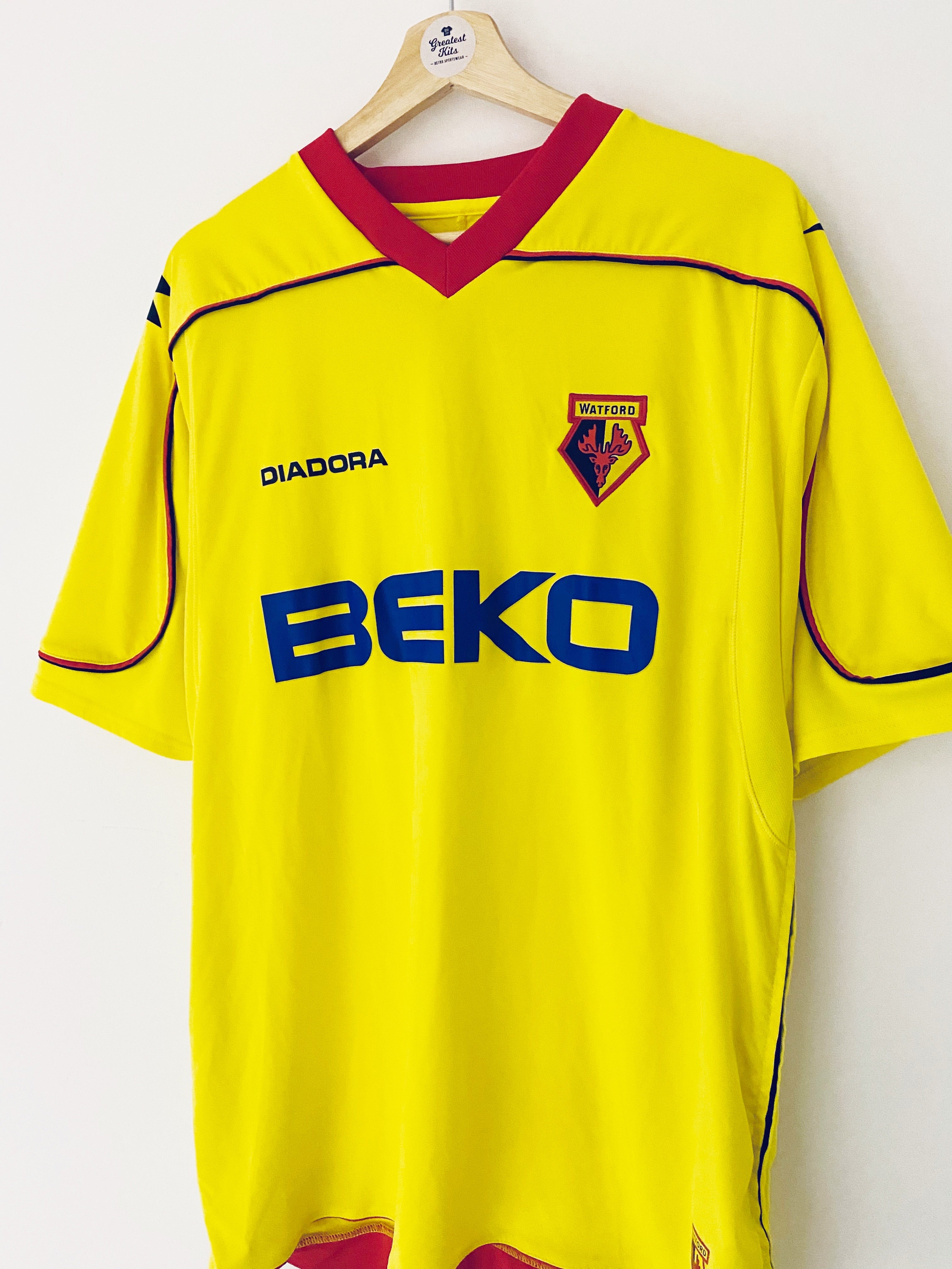 2008/09 Watford Home Shirt (XL) 9/10