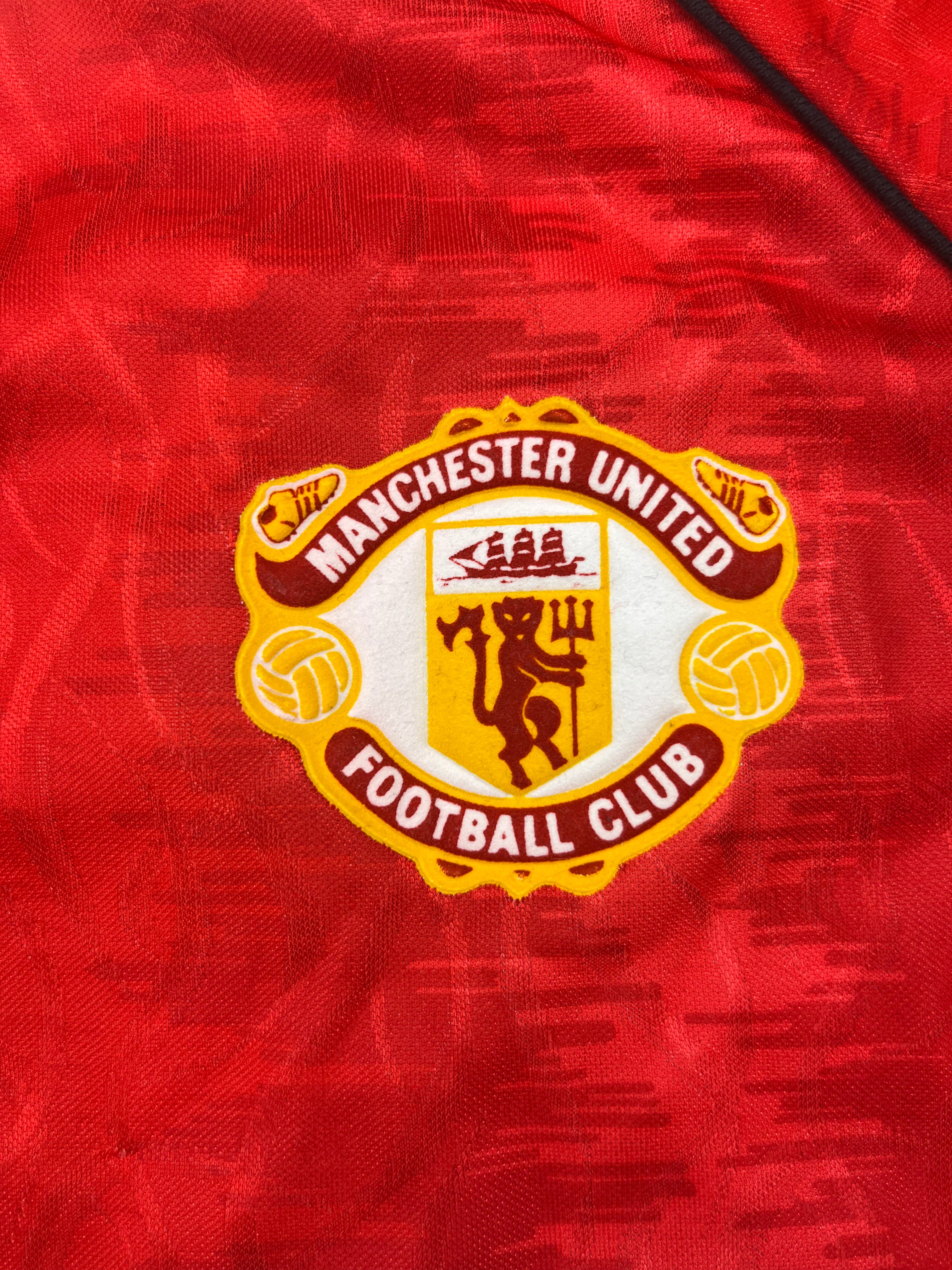 1990/92 Manchester United Home Shirt (S) 9/10