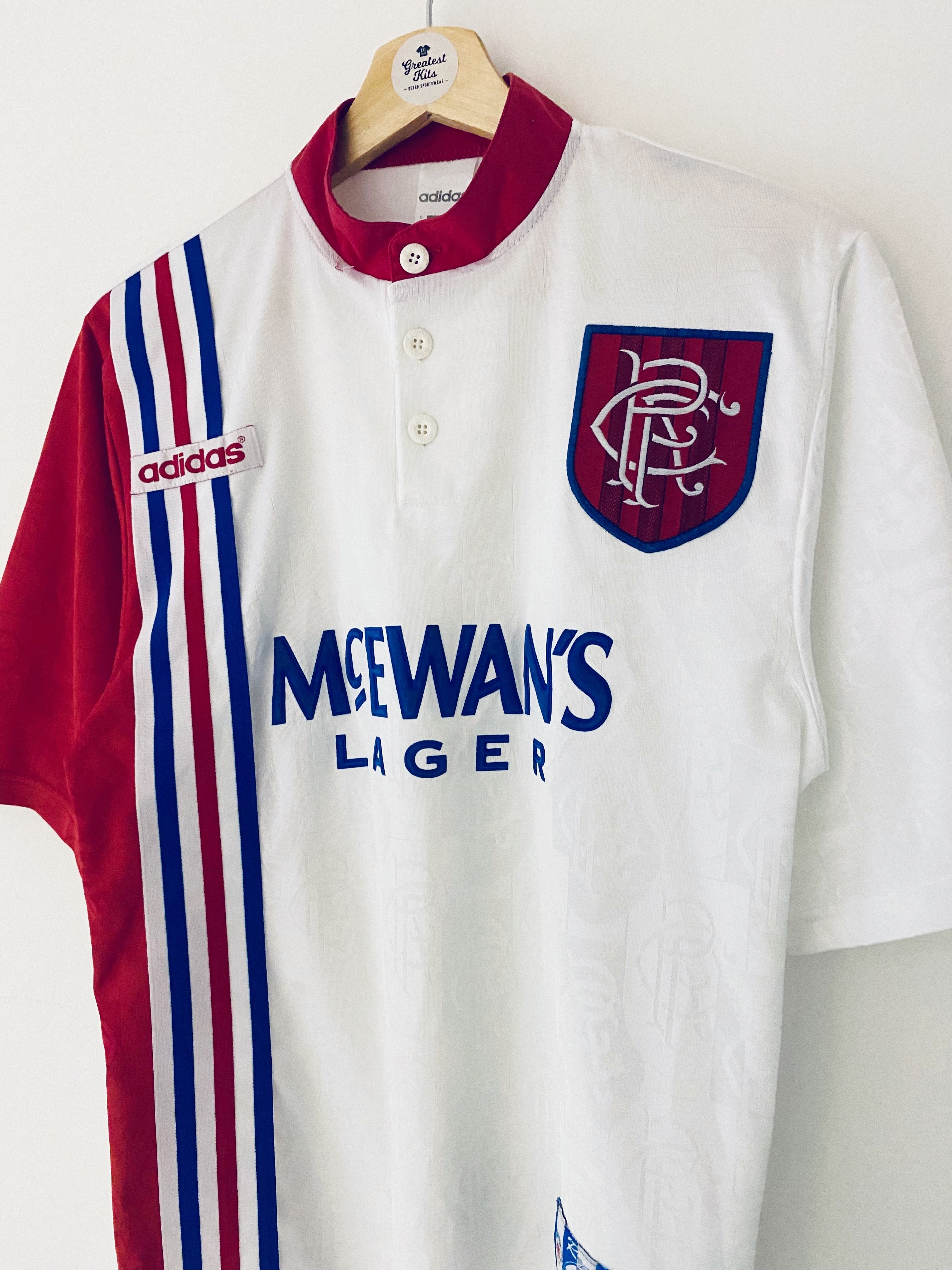 1996/97 Rangers Away Shirt (S) 7.5/10