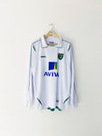 2009/11 Norwich Away L/S Shirt (L) 9.5/10