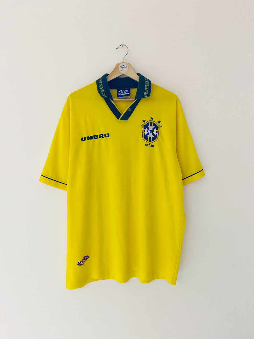 1993/94 Brazil Home Shirt (XL) 9/10