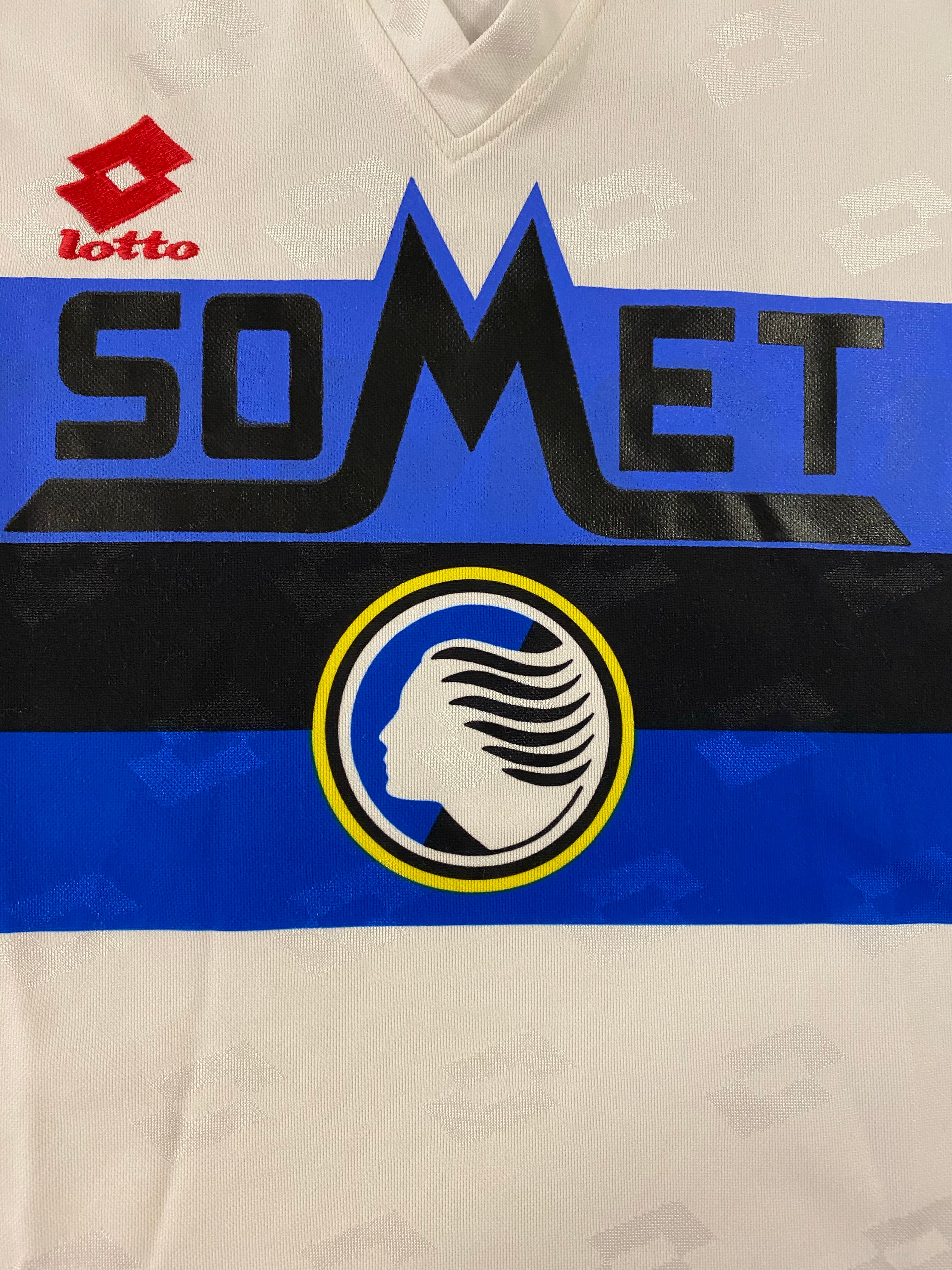 1994/95 Atalanta *Player Issue* Away L/S Shirt #2 (XL) 9/10