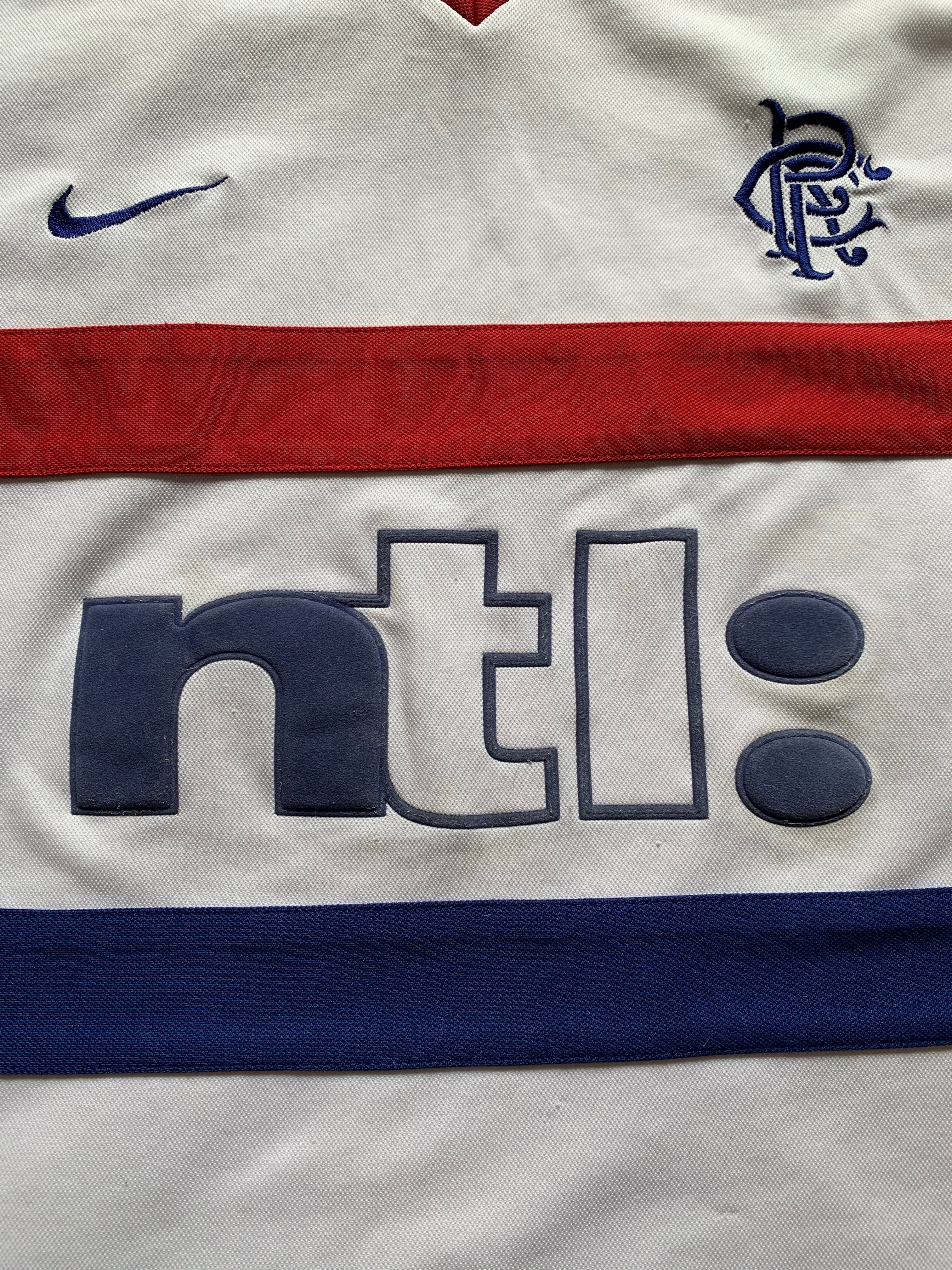 2000/01 Rangers Away Shirt (XL) 8/10