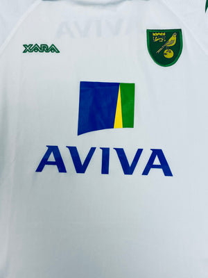 2009/11 Norwich Away L/S Shirt (L) 9.5/10