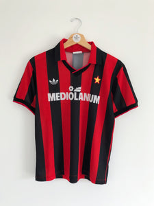 1990/91 AC Milan Home Shirt (XS) 9/10