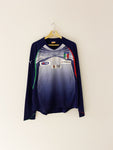 2010/11 Italy Training L/S Shirt (L) 9/10