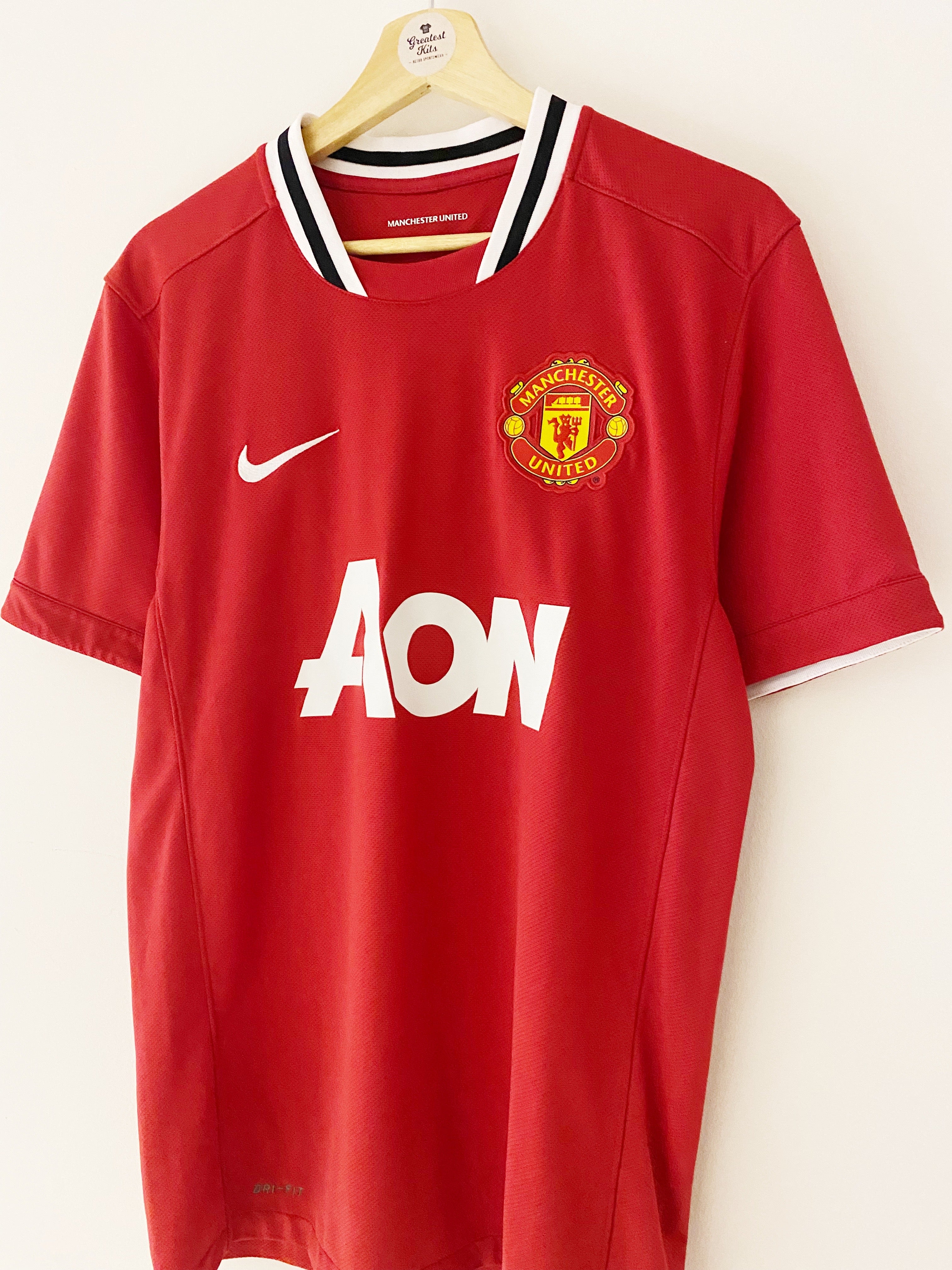 2011/12 Manchester United Home Shirt (M) 9/10