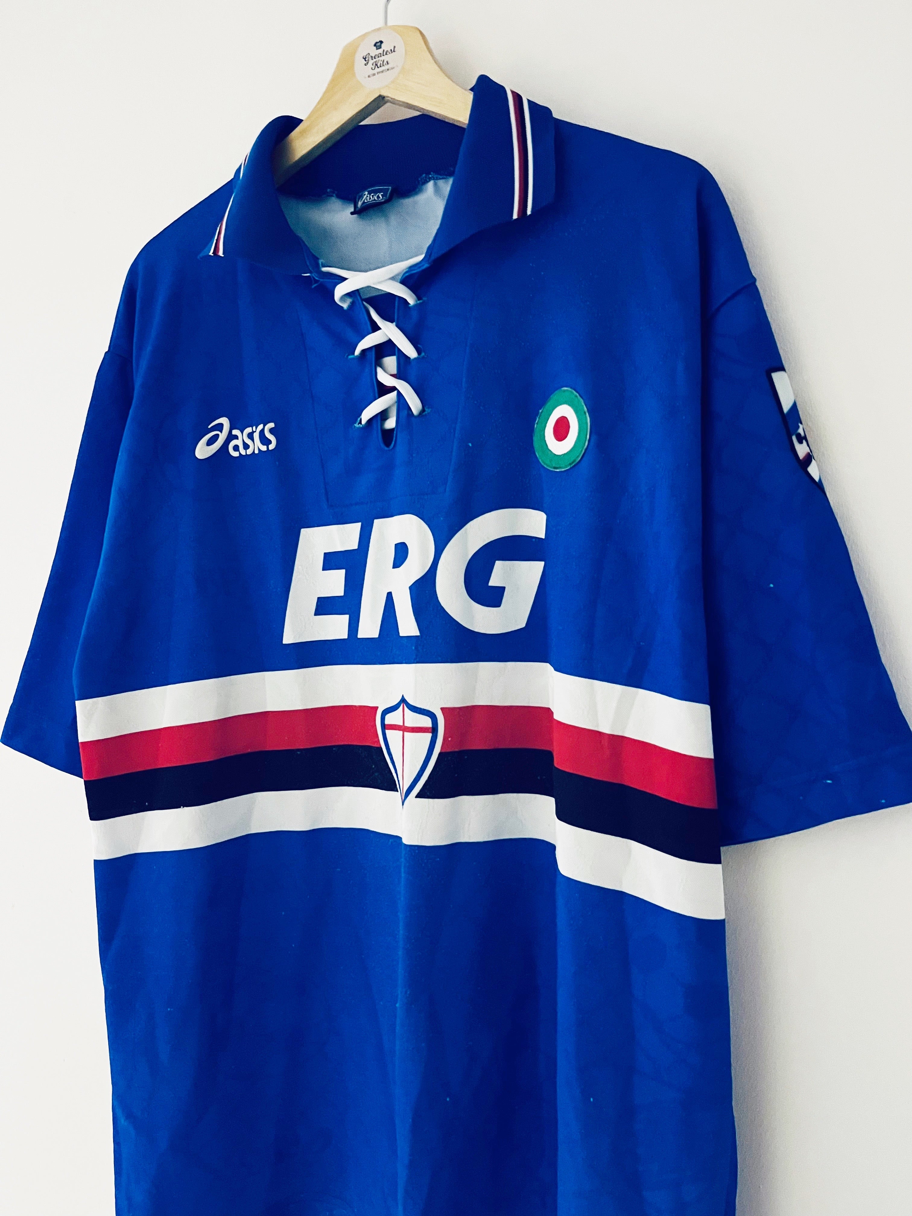 1994/95 Sampdoria Home Shirt (XL) 7.5/10