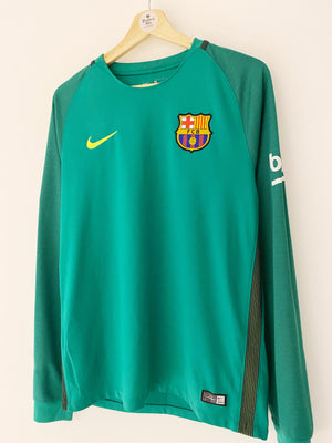 2016/17 Barcelona GK Shirt (M) 9.5/10