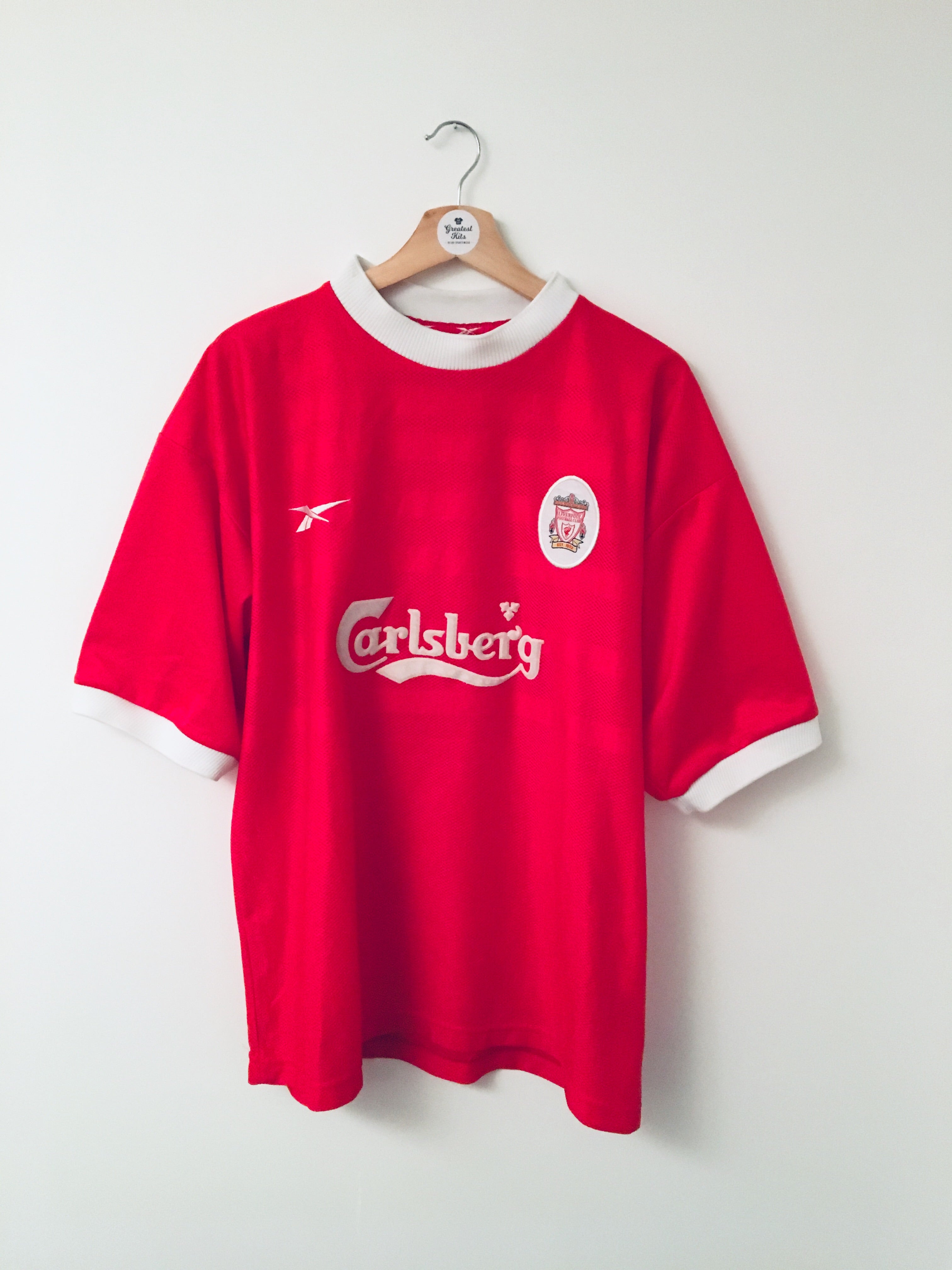 1998/00 Liverpool Home Shirt (XL) 9/10